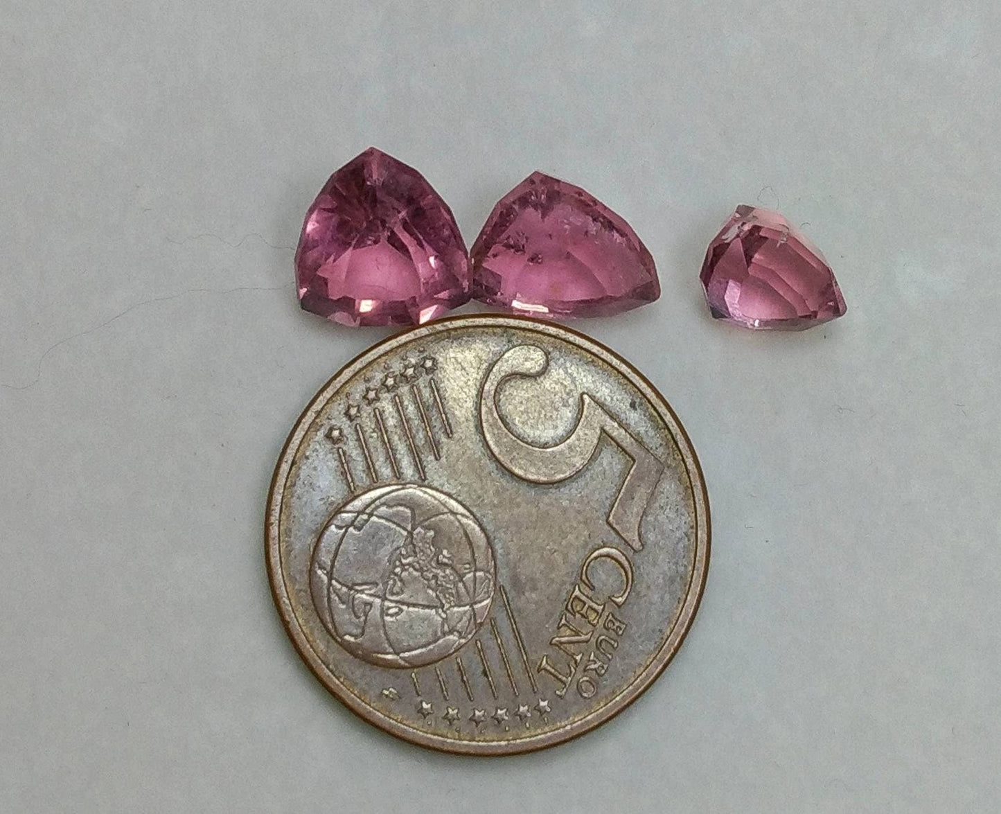 ARSAA GEMS AND MINERALSNatural top quality beautiful 7.5 carats SI clarity faceted trillion shapes pink rubellite gems - Premium  from ARSAA GEMS AND MINERALS - Just $40.00! Shop now at ARSAA GEMS AND MINERALS