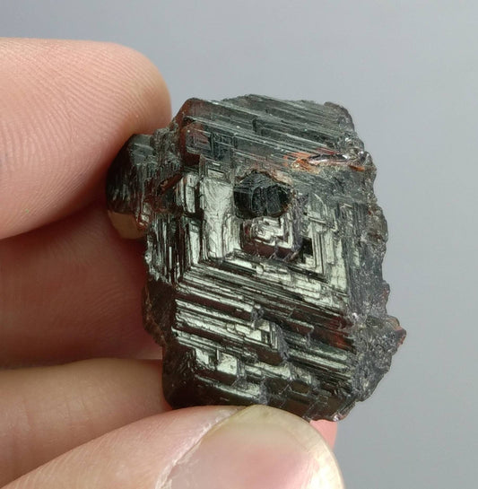 ARSAA GEMS AND MINERALSNatural top quality Beautiful 18.8 grams Spessartine garnet crystal with wonderful patterns on top of it - Premium  from ARSAA GEMS AND MINERALS - Just $60.00! Shop now at ARSAA GEMS AND MINERALS