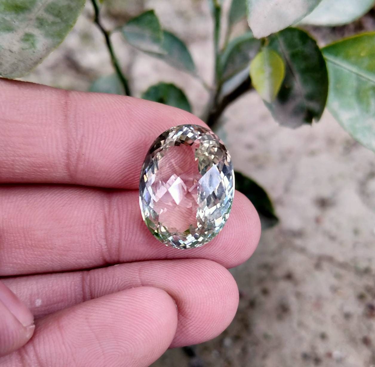 ARSAA GEMS AND MINERALSNatural top quality beautiful 28 carat faceted checkerboard shape topaz gem - Premium  from ARSAA GEMS AND MINERALS - Just $75.00! Shop now at ARSAA GEMS AND MINERALS