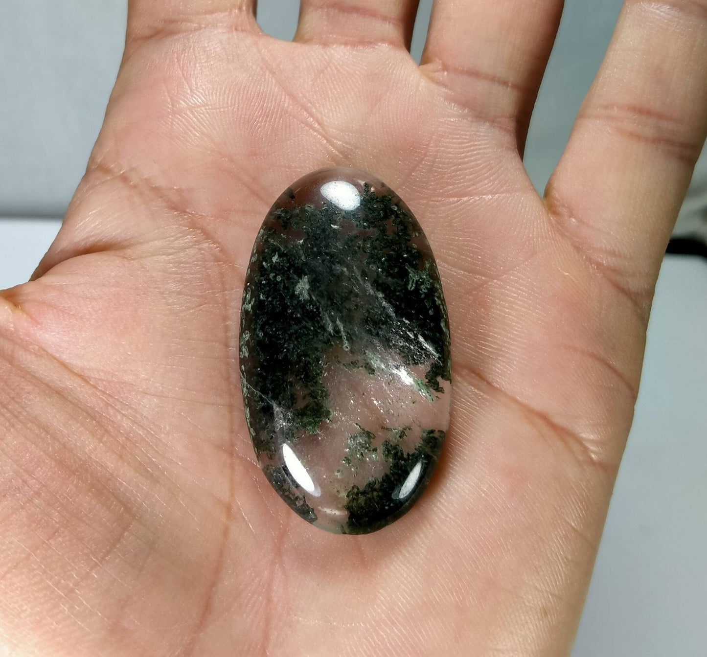 ARSAA GEMS AND MINERALSNatural top quality beautiful cabochon of chlorine quartz - Premium  from ARSAA GEMS AND MINERALS - Just $15.00! Shop now at ARSAA GEMS AND MINERALS