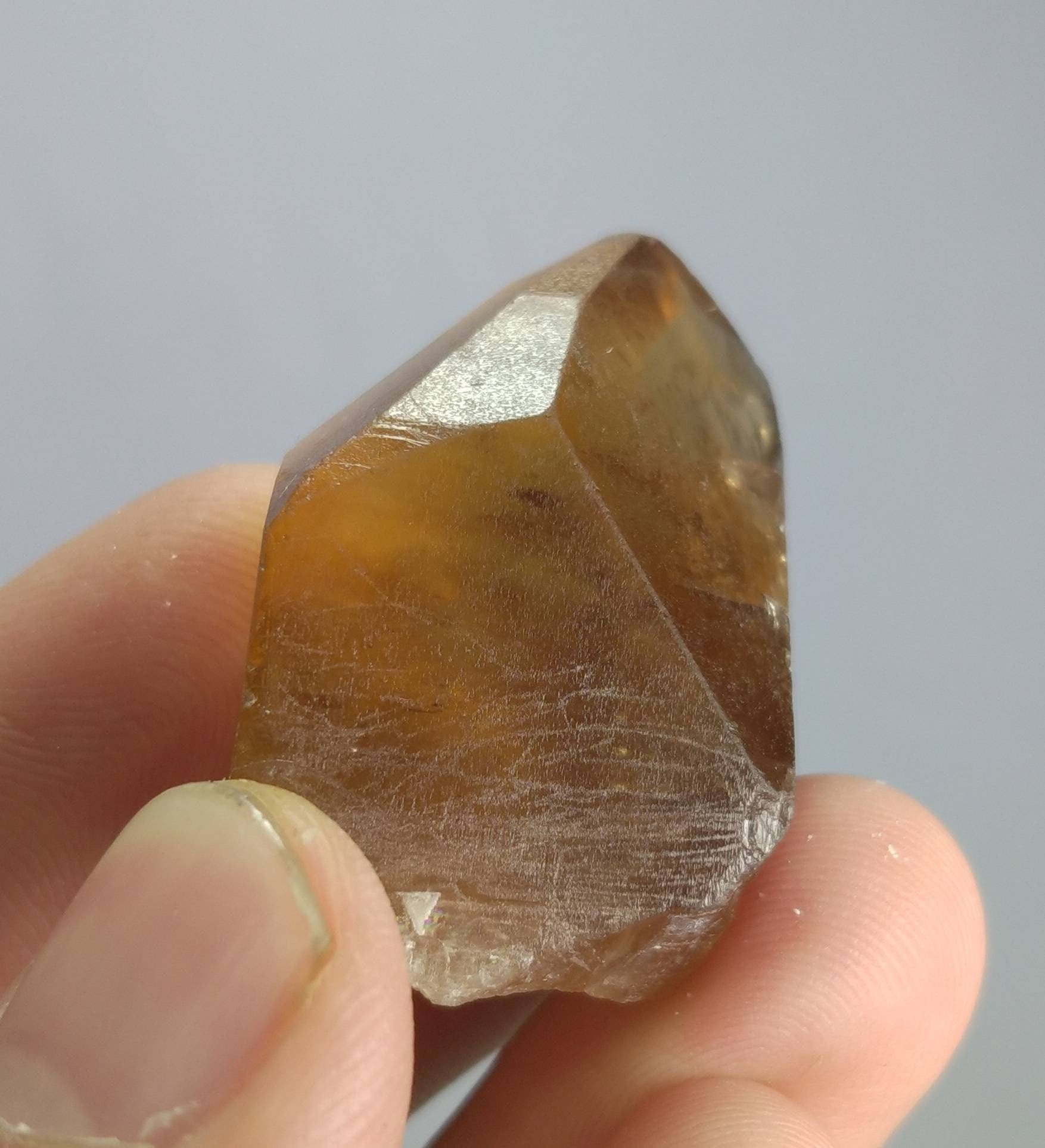 ARSAA GEMS AND MINERALSNatural fine quality beautiful 22 grams heated terminated topaz crystal - Premium  from ARSAA GEMS AND MINERALS - Just $15.00! Shop now at ARSAA GEMS AND MINERALS