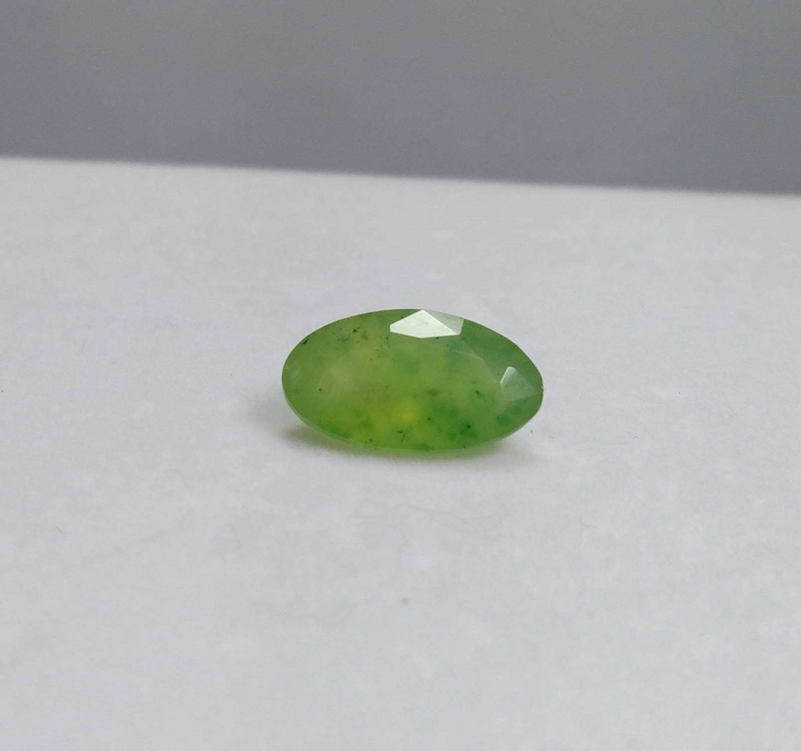 ARSAA GEMS AND MINERALSNatural fine quality beautiful 5.5 carats green oval cut shape Faceted hydrograssular garnet gem - Premium  from ARSAA GEMS AND MINERALS - Just $16.00! Shop now at ARSAA GEMS AND MINERALS