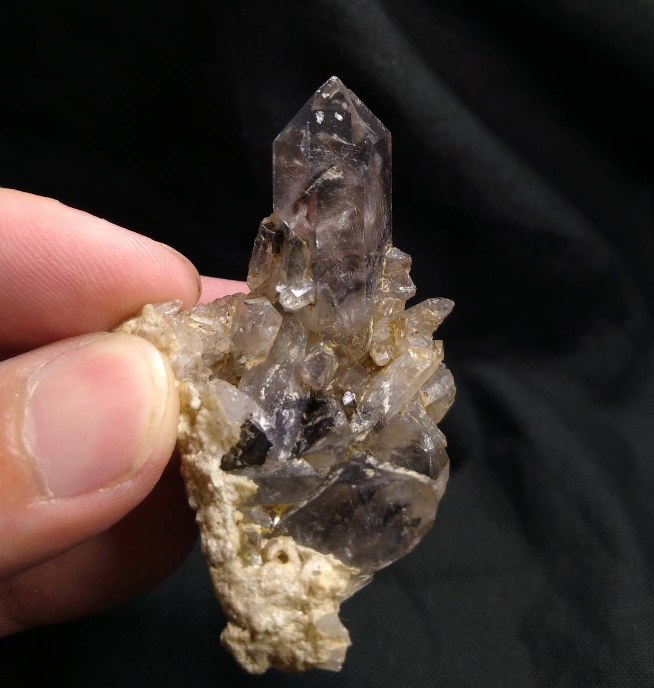 ARSAA GEMS AND MINERALSNatural good quality beautiful 30 grams smokey terminated quartz cluster - Premium  from ARSAA GEMS AND MINERALS - Just $45.00! Shop now at ARSAA GEMS AND MINERALS