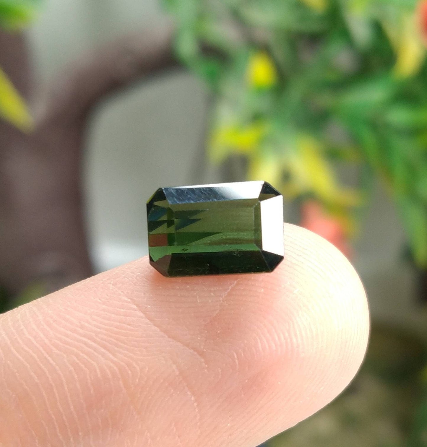 ARSAA GEMS AND MINERALSNatural top quality beautiful 2 carat radiant shape faceted green Tourmaline gem - Premium  from ARSAA GEMS AND MINERALS - Just $18.00! Shop now at ARSAA GEMS AND MINERALS