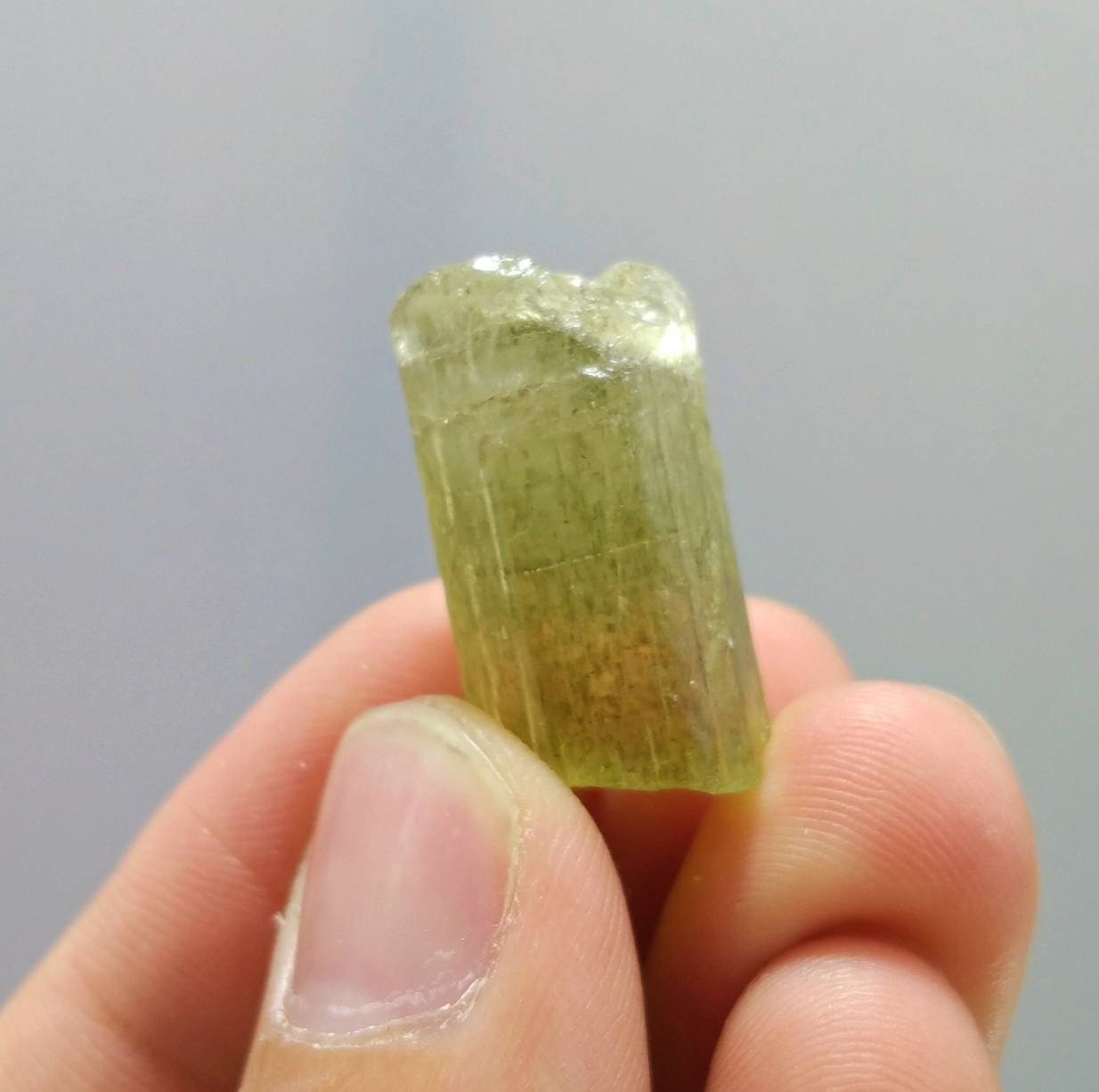 ARSAA GEMS AND MINERALSNatural fine quality beautiful 7.2 grams green scapolite crystal - Premium  from ARSAA GEMS AND MINERALS - Just $25.00! Shop now at ARSAA GEMS AND MINERALS