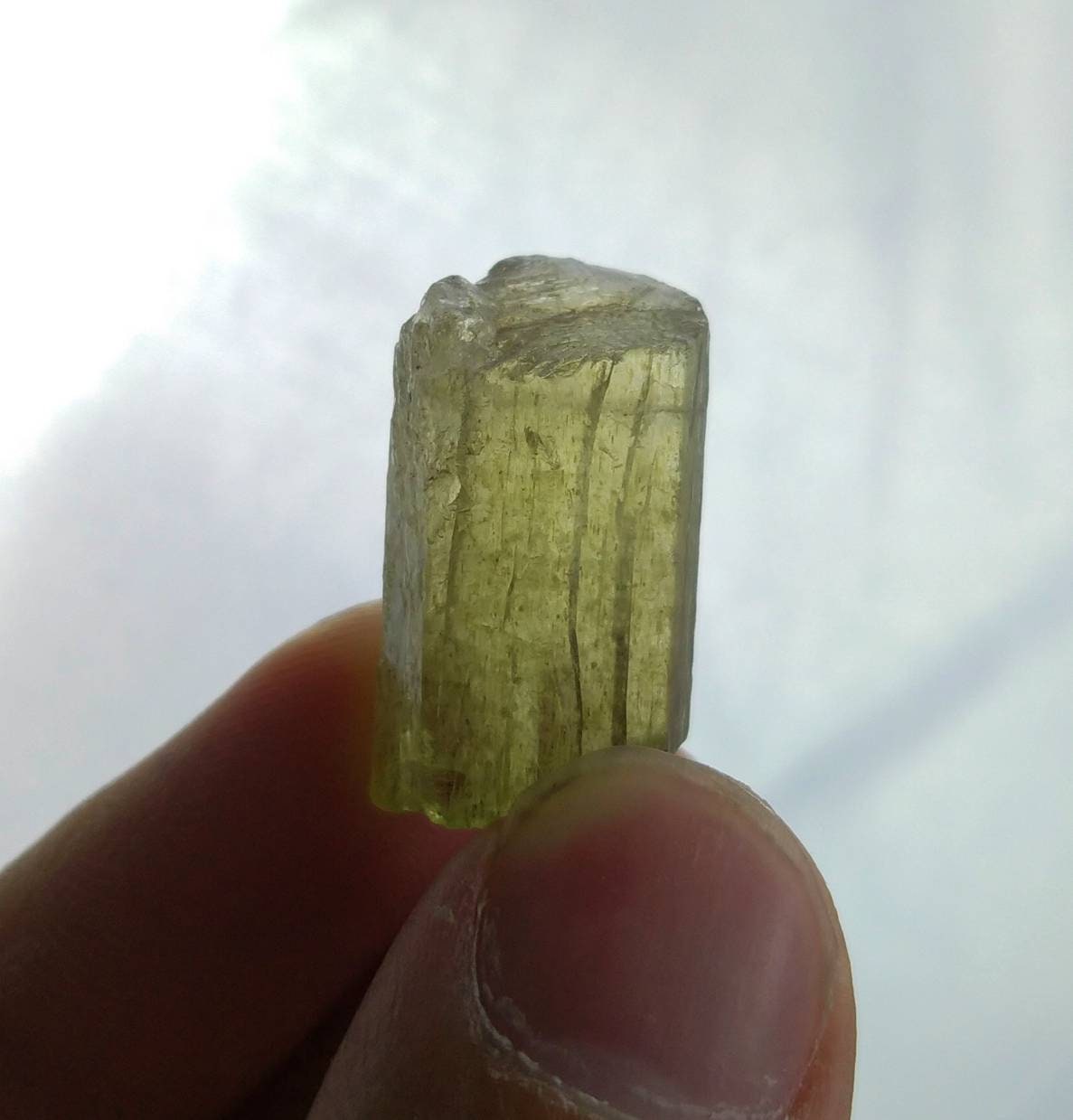 ARSAA GEMS AND MINERALSNatural fine quality beautiful 7.2 grams green scapolite crystal - Premium  from ARSAA GEMS AND MINERALS - Just $25.00! Shop now at ARSAA GEMS AND MINERALS