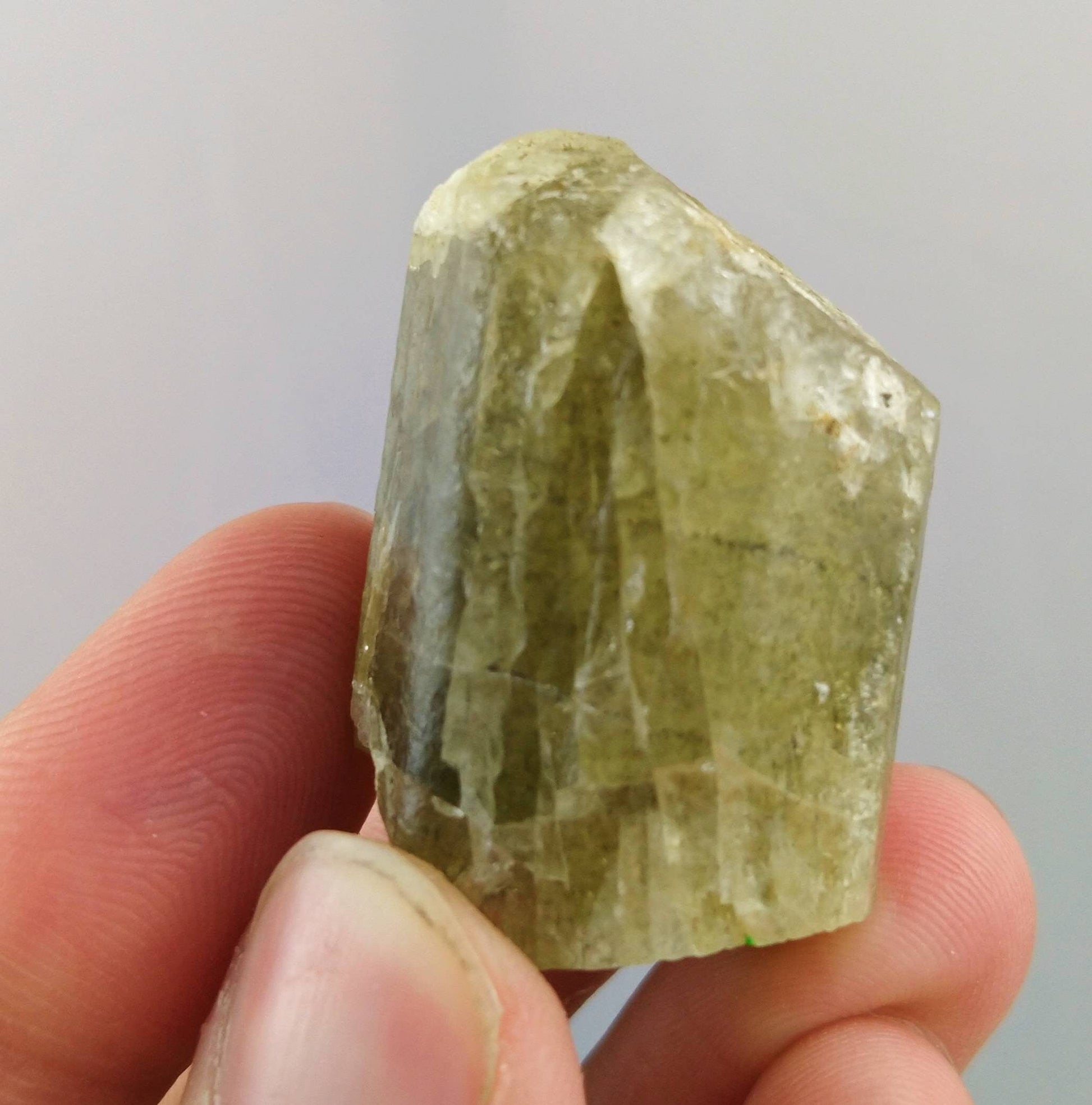 ARSAA GEMS AND MINERALSNatural fine quality beautiful 32.3 grams green scapolite crystal - Premium  from ARSAA GEMS AND MINERALS - Just $40.00! Shop now at ARSAA GEMS AND MINERALS