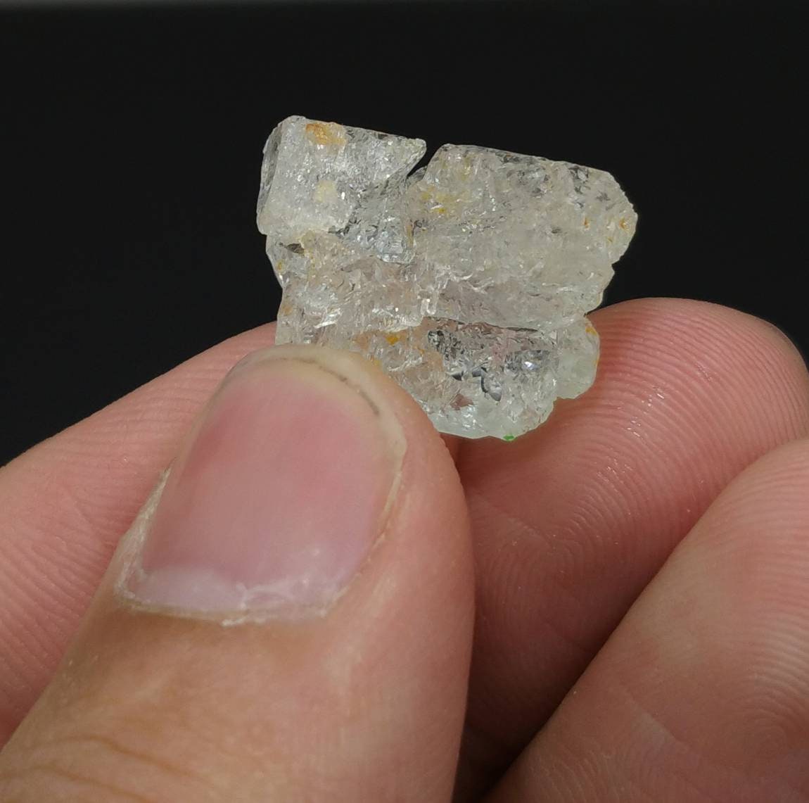 ARSAA GEMS AND MINERALSEtched gemmy clear transparent white Beryl crystal from Skardu GilgitBaltistan Pakistan, weight 4.6 grams - Premium  from ARSAA GEMS AND MINERALS - Just $23.00! Shop now at ARSAA GEMS AND MINERALS