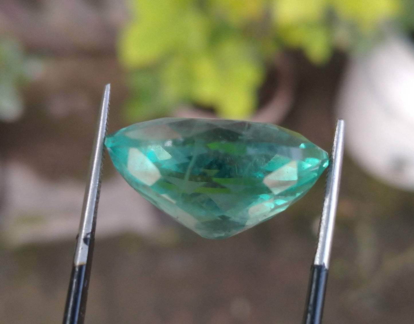 ARSAA GEMS AND MINERALSNatural fine quality beautiful 28 carats VV clarity faceted oval shape green fluorite gem - Premium  from ARSAA GEMS AND MINERALS - Just $55.00! Shop now at ARSAA GEMS AND MINERALS