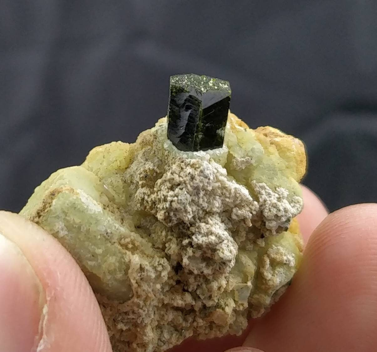 ARSAA GEMS AND MINERALSPrehnite after terminated green epidote crystal, Rare combination - Premium  from ARSAA GEMS AND MINERALS - Just $25.00! Shop now at ARSAA GEMS AND MINERALS