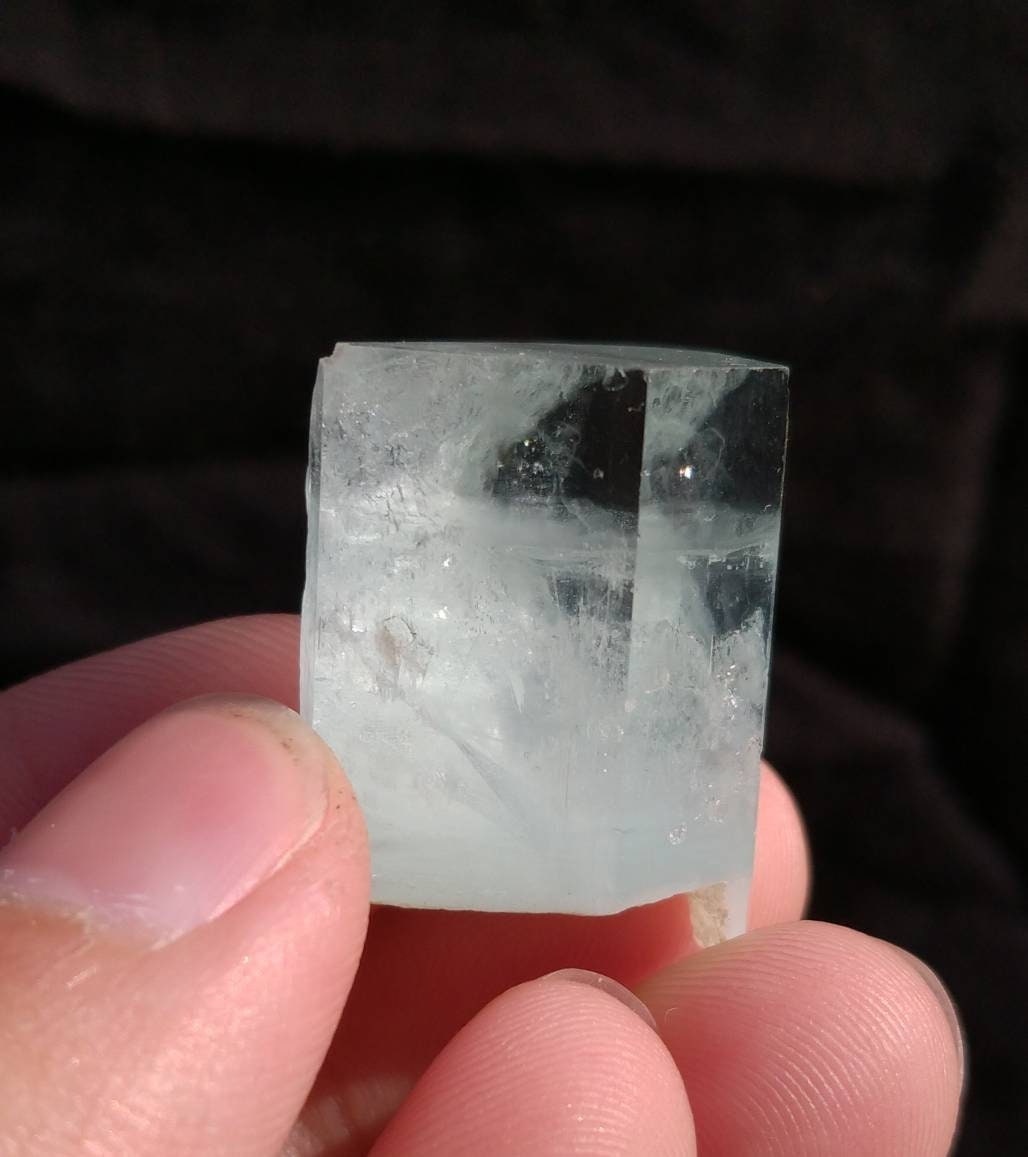 ARSAA GEMS AND MINERALSNatural top quality beautiful 12.7 grams clear terminated aquamarine crystal - Premium  from ARSAA GEMS AND MINERALS - Just $60.00! Shop now at ARSAA GEMS AND MINERALS