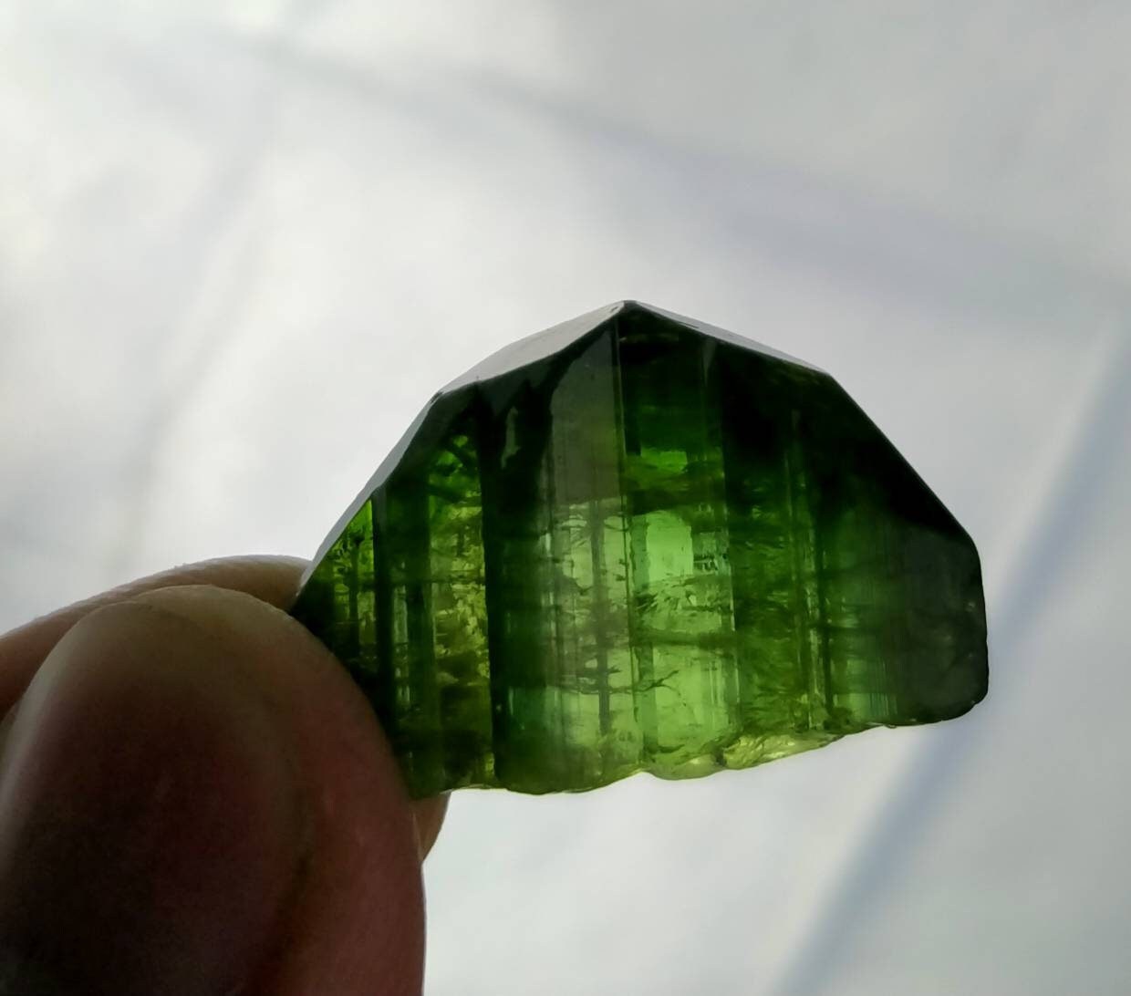 ARSAA GEMS AND MINERALSGreen terminated tourmaline crystal 6.9 grams weight from Africa - Premium  from ARSAA GEMS AND MINERALS - Just $110.00! Shop now at ARSAA GEMS AND MINERALS