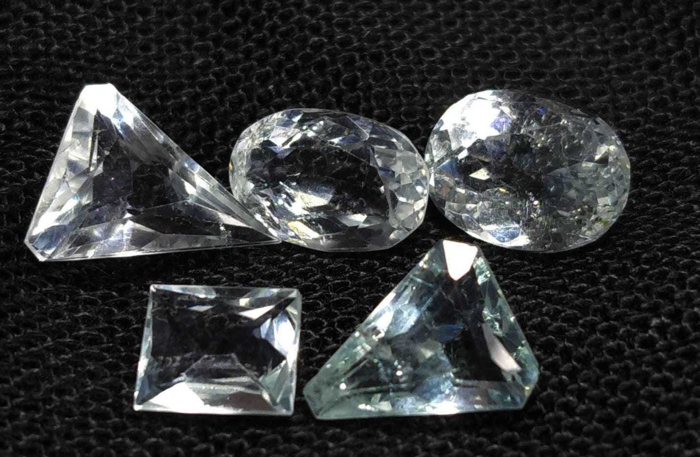 ARSAA GEMS AND MINERALSNatural fine quality beautiful 8.5 carats faceted small lot of aquamarine gems - Premium  from ARSAA GEMS AND MINERALS - Just $24.00! Shop now at ARSAA GEMS AND MINERALS