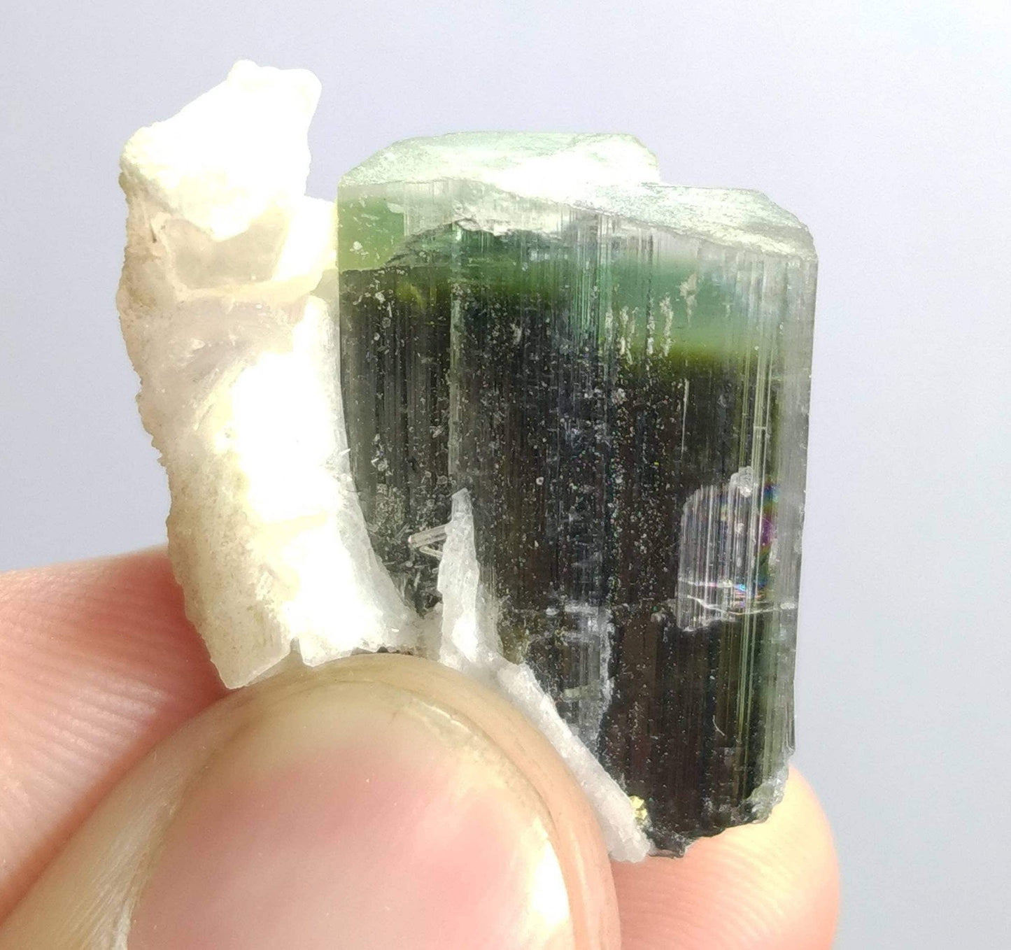 ARSAA GEMS AND MINERALSNatural top quality beautiful 12.7 grams terminated green cap Tourmaline crystal - Premium  from ARSAA GEMS AND MINERALS - Just $60.00! Shop now at ARSAA GEMS AND MINERALS