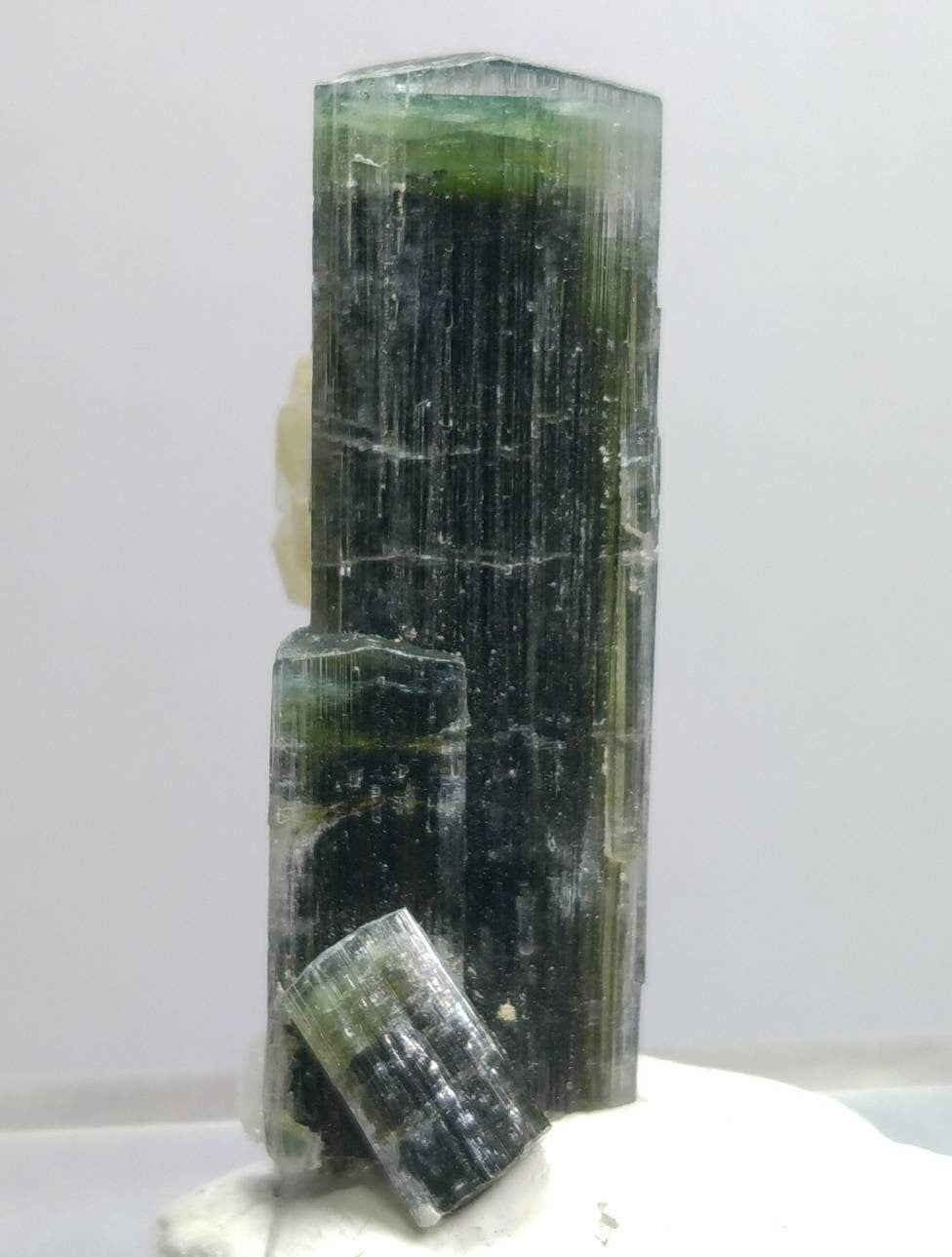 ARSAA GEMS AND MINERALSNatural top quality beautiful 15 grams double terminated green cap Tourmaline crystal - Premium  from ARSAA GEMS AND MINERALS - Just $80.00! Shop now at ARSAA GEMS AND MINERALS