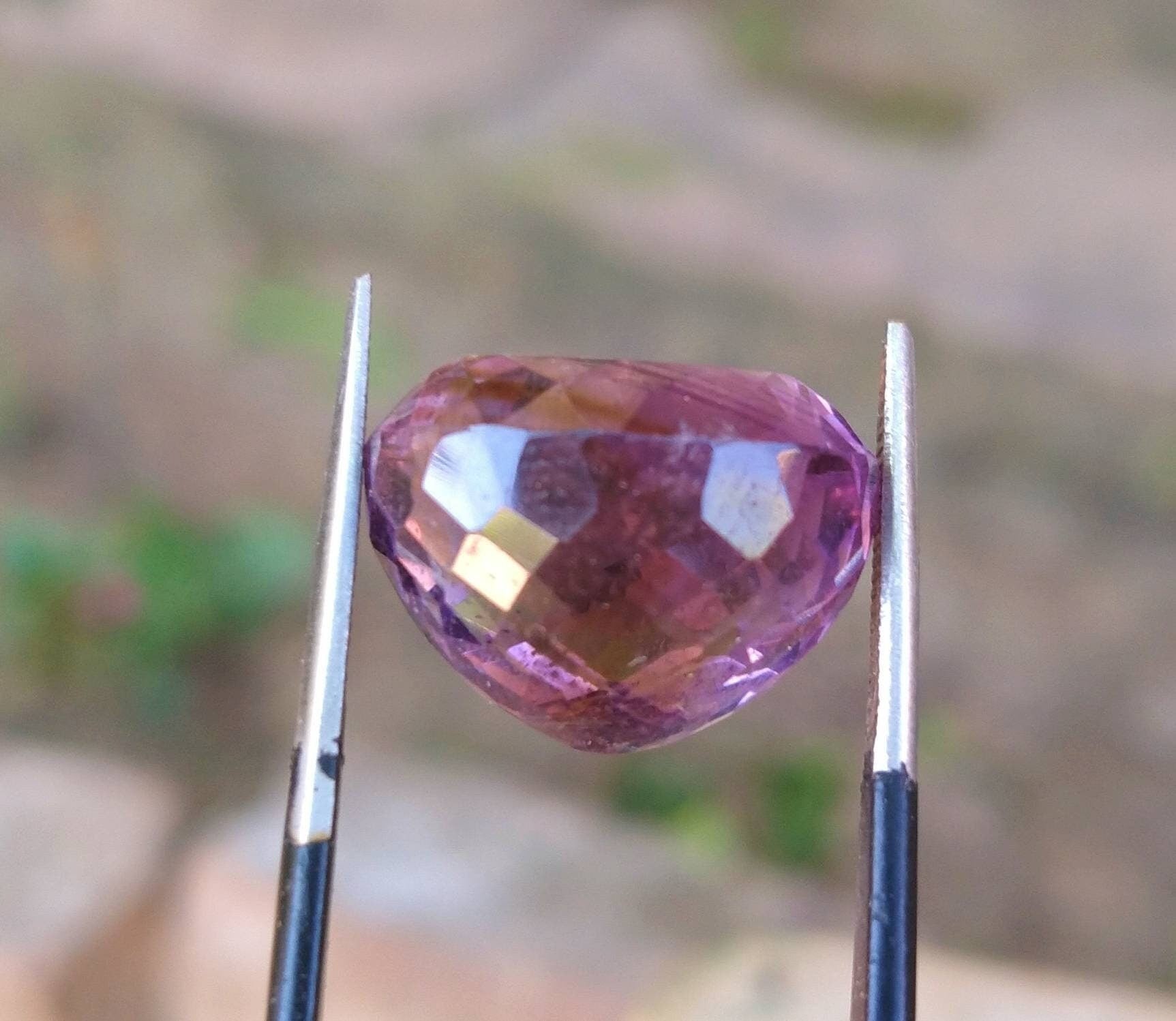 ARSAA GEMS AND MINERALSNatural fine quality beautiful 14 carats deep purple color oval shape faceted amethyst gem - Premium  from ARSAA GEMS AND MINERALS - Just $35.00! Shop now at ARSAA GEMS AND MINERALS