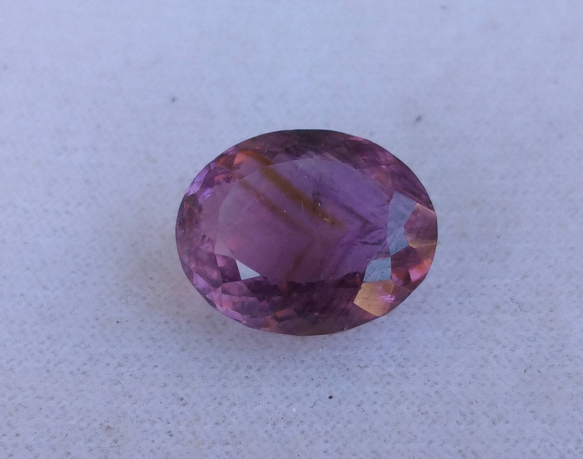 ARSAA GEMS AND MINERALSNatural fine quality beautiful 9.5 carats deep purple color oval shape faceted amethyst gem - Premium  from ARSAA GEMS AND MINERALS - Just $25.00! Shop now at ARSAA GEMS AND MINERALS