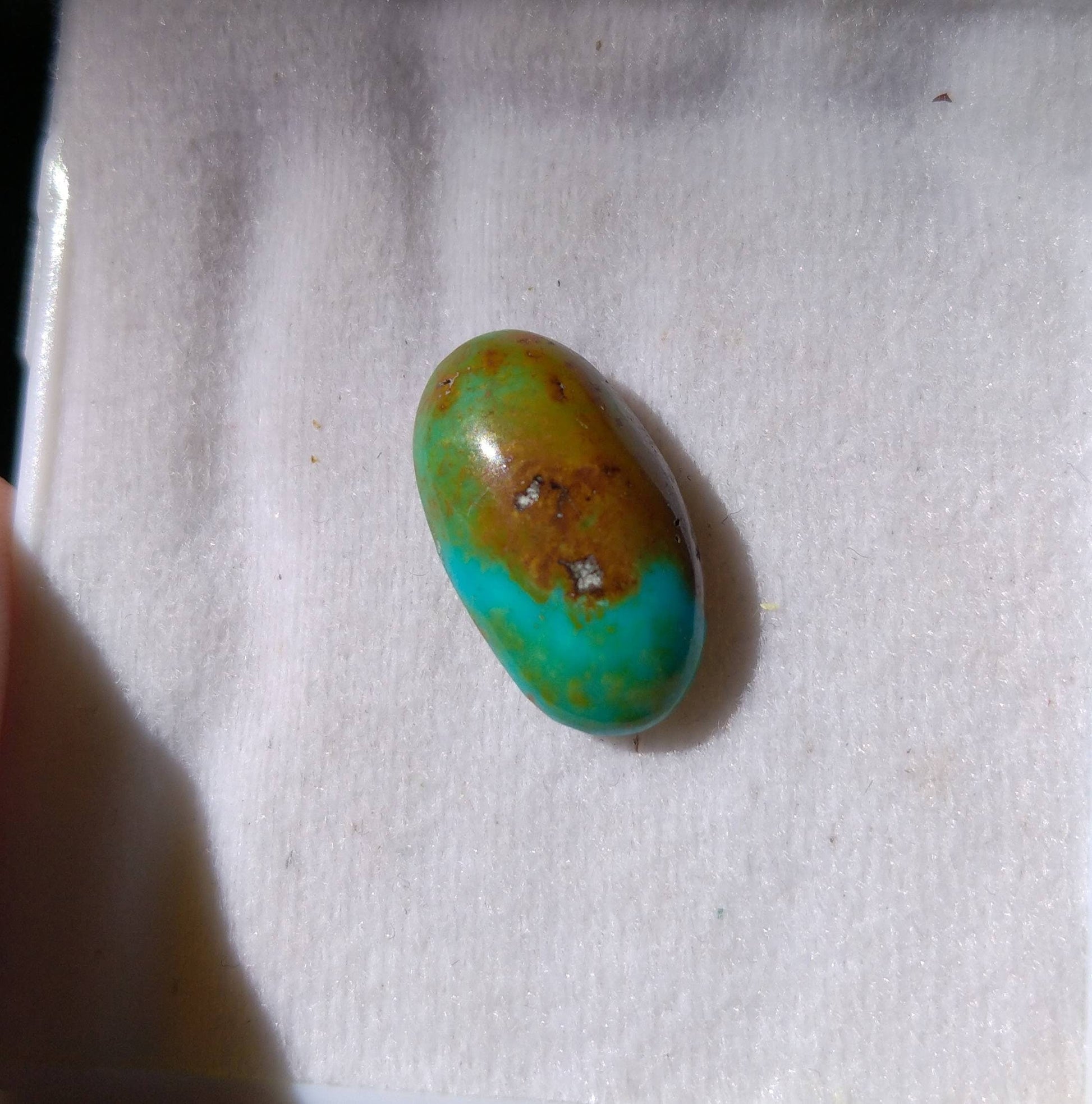 ARSAA GEMS AND MINERALSNatural fine quality beautiful 11 carats oval shape untreated unheated green turquoise cabochon - Premium  from ARSAA GEMS AND MINERALS - Just $14.00! Shop now at ARSAA GEMS AND MINERALS