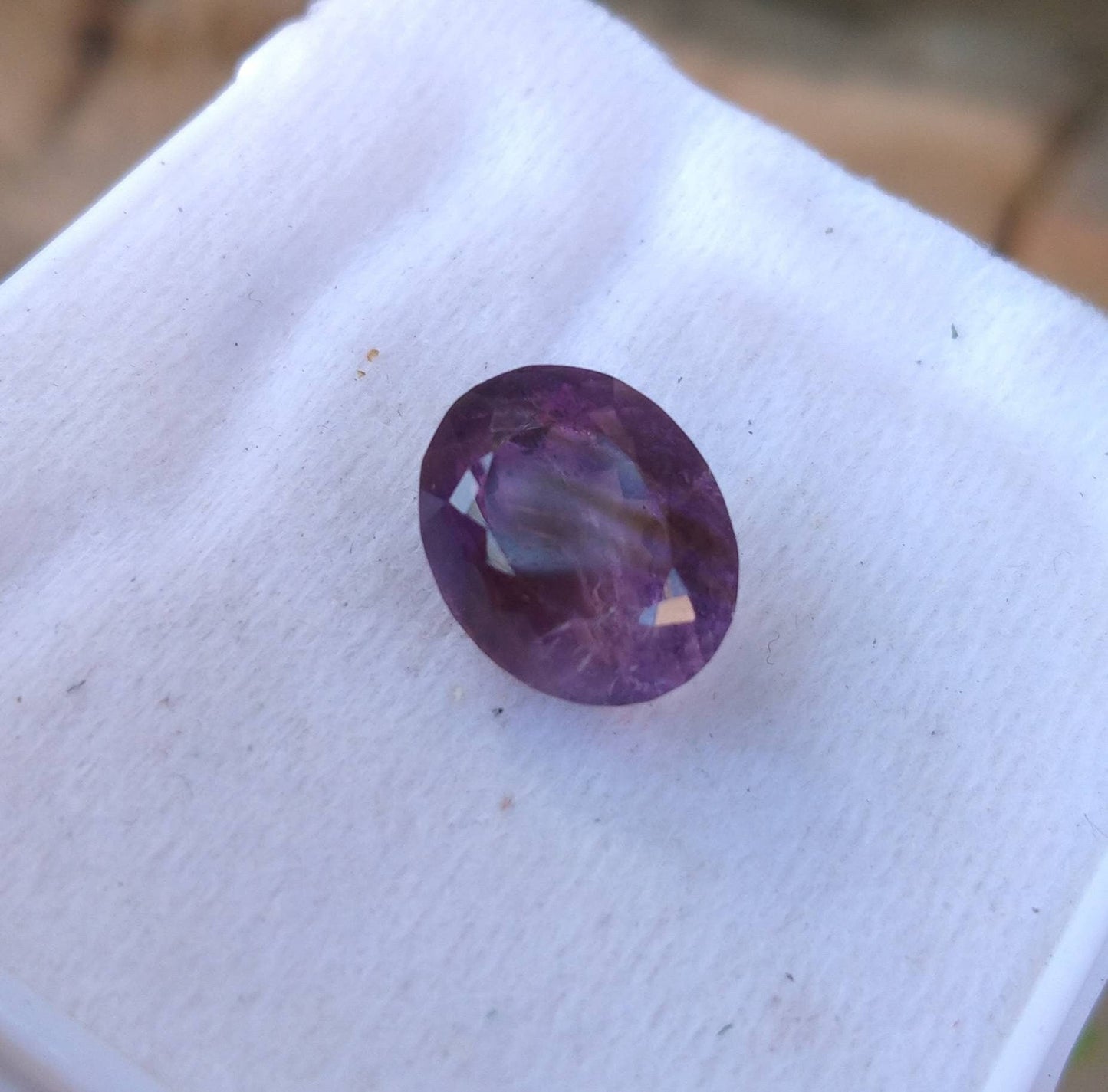 ARSAA GEMS AND MINERALSNatural fine quality beautiful 16 carats deep purple color oval shape faceted amethyst gem - Premium  from ARSAA GEMS AND MINERALS - Just $40.00! Shop now at ARSAA GEMS AND MINERALS