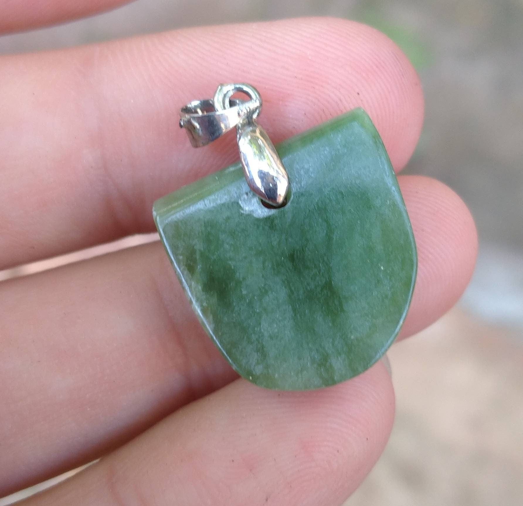 ARSAA GEMS AND MINERALSNatural fine quality beautiful 37 grams 8 pieces small lot of nephrite jade pendants with steel hucks - Premium  from ARSAA GEMS AND MINERALS - Just $65.00! Shop now at ARSAA GEMS AND MINERALS