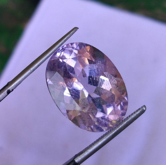 ARSAA GEMS AND MINERALSNatural good quality beautiful 9 carats oval shape light purple VV clarity faceted amethyst gem - Premium  from ARSAA GEMS AND MINERALS - Just $25.00! Shop now at ARSAA GEMS AND MINERALS