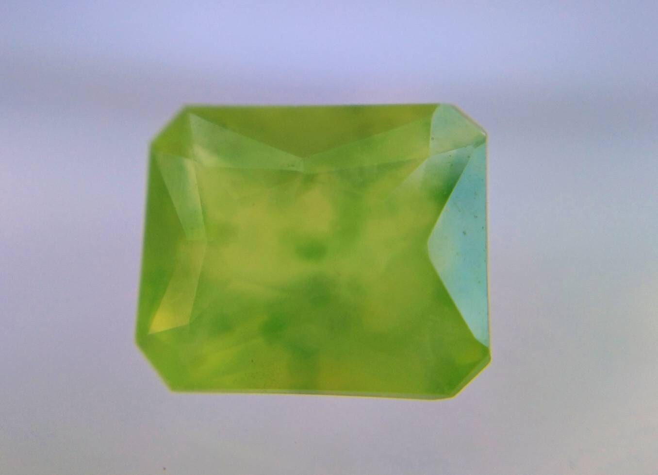 ARSAA GEMS AND MINERALSNatural top quality beautiful 4.5 carats radiant shape faceted green hydrograssular garnet gem - Premium  from ARSAA GEMS AND MINERALS - Just $12.00! Shop now at ARSAA GEMS AND MINERALS