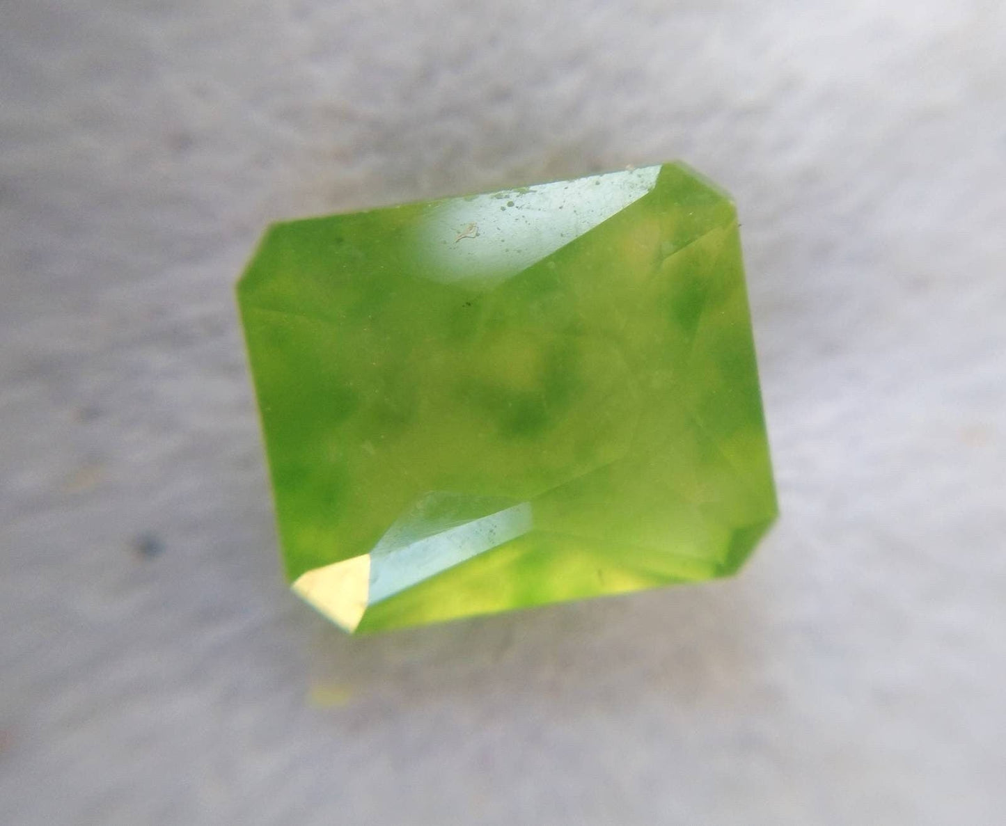 ARSAA GEMS AND MINERALSNatural top quality beautiful 4.5 carats radiant shape faceted green hydrograssular garnet gem - Premium  from ARSAA GEMS AND MINERALS - Just $12.00! Shop now at ARSAA GEMS AND MINERALS