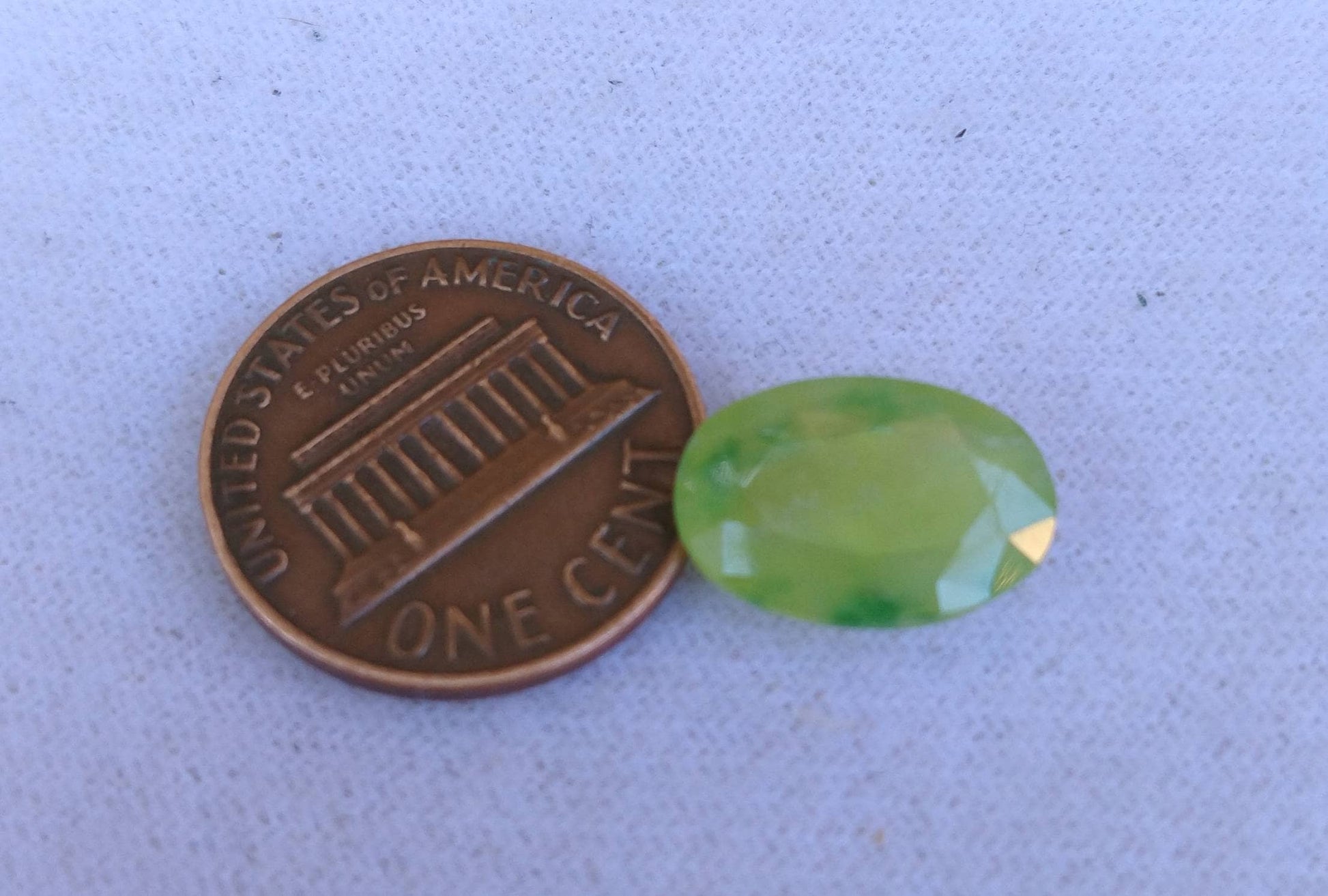 ARSAA GEMS AND MINERALSNatural top quality beautiful 5.5 carats oval shape faceted green hydrograssular garnet gem - Premium  from ARSAA GEMS AND MINERALS - Just $15.00! Shop now at ARSAA GEMS AND MINERALS