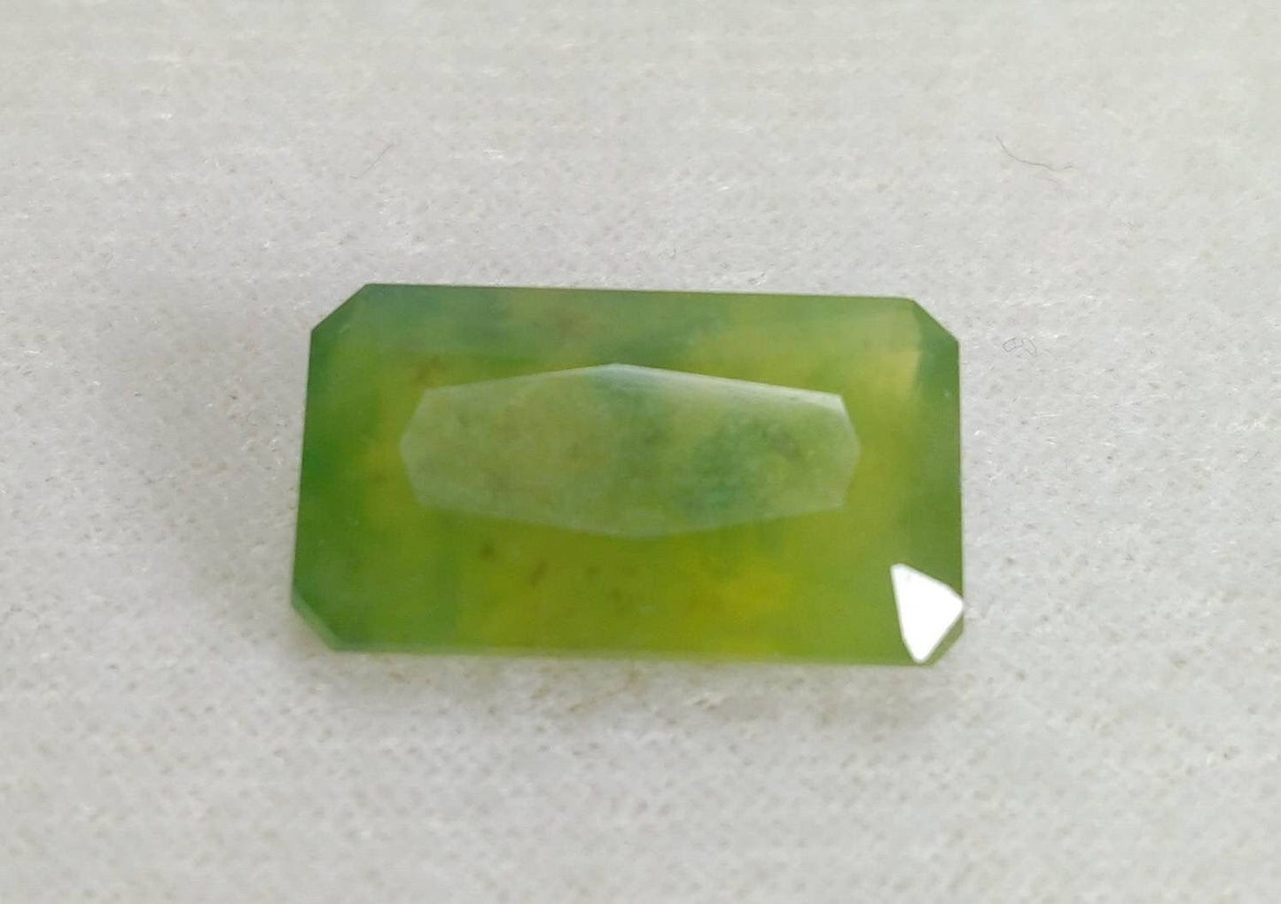 ARSAA GEMS AND MINERALSNatural top quality beautiful 10 carats green radiant cut shape Faceted hydrograssular garnet gem - Premium  from ARSAA GEMS AND MINERALS - Just $21.00! Shop now at ARSAA GEMS AND MINERALS