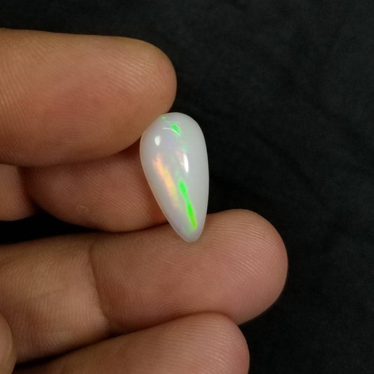 ARSAA GEMS AND MINERALSNatural Ethiopian Opal Pear shape, nice fire, ring sized - Premium  from ARSAA GEMS AND MINERALS - Just $25.00! Shop now at ARSAA GEMS AND MINERALS