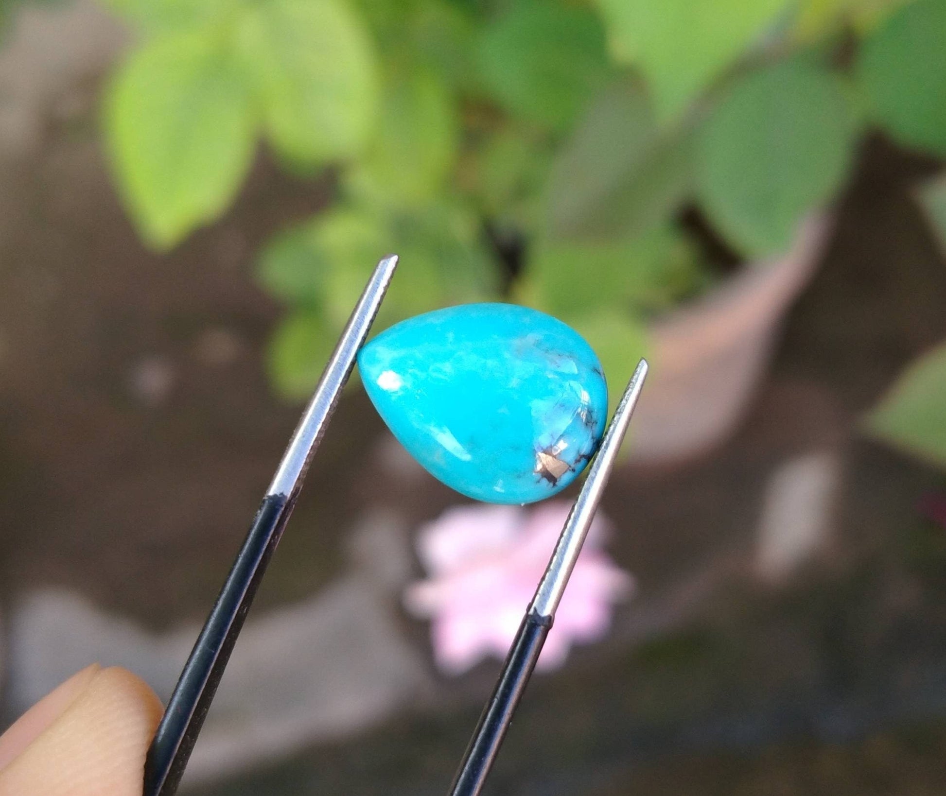 ARSAA GEMS AND MINERALSNatural fine quality beautiful 24 carats small lot of blue pear shapes stabilized kingman turquoise cabochons - Premium  from ARSAA GEMS AND MINERALS - Just $25.00! Shop now at ARSAA GEMS AND MINERALS