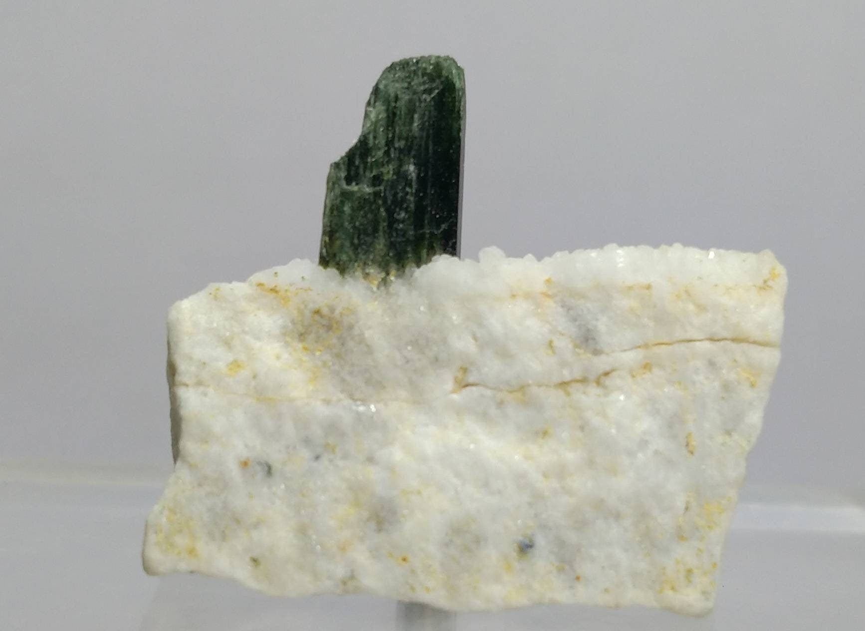 ARSAA GEMS AND MINERALSNatural fine quality beautiful single terminated aegirine crystal on matrix on Albite - Premium  from ARSAA GEMS AND MINERALS - Just $20.00! Shop now at ARSAA GEMS AND MINERALS