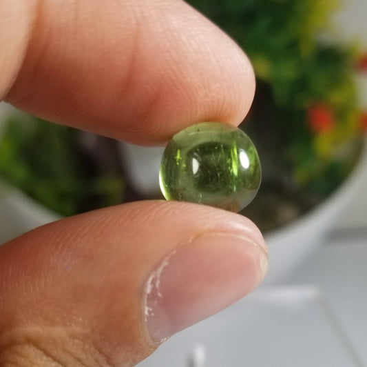 ARSAA GEMS AND MINERALSNatural ring size green tourmaline cabochon - Premium  from ARSAA GEMS AND MINERALS - Just $55.00! Shop now at ARSAA GEMS AND MINERALS