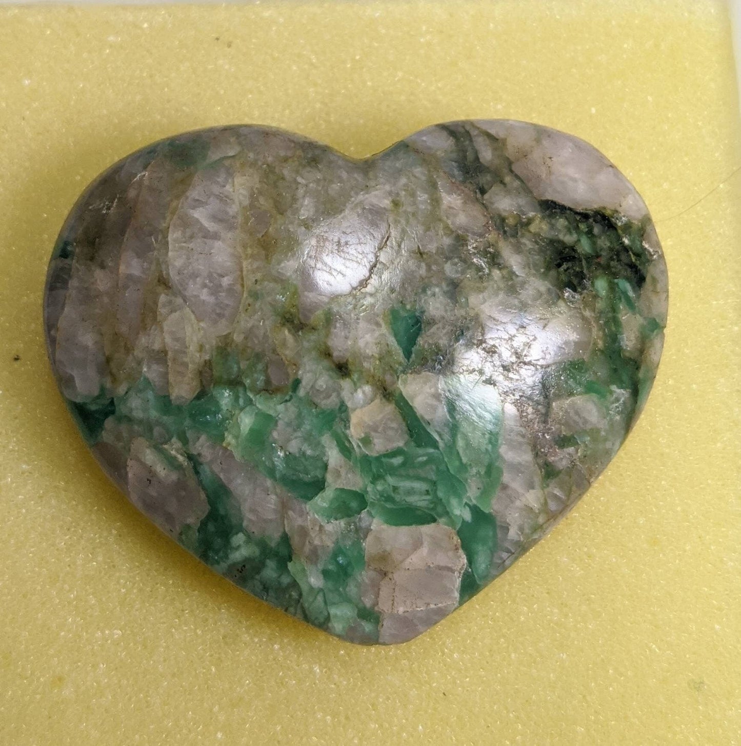 ARSAA GEMS AND MINERALSNatural top quality beautiful 50.5 grams polished healing heart shape kyanite palm stone - Premium  from ARSAA GEMS AND MINERALS - Just $15.00! Shop now at ARSAA GEMS AND MINERALS