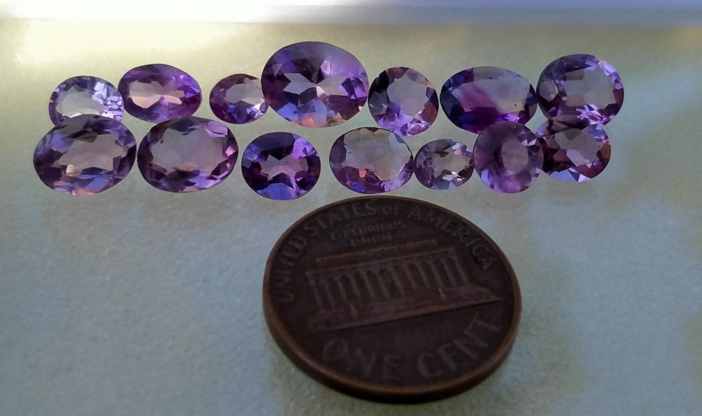 ARSAA GEMS AND MINERALSNatural top quality beautiful 12 carats Faceted calibrated amythest gems - Premium  from ARSAA GEMS AND MINERALS - Just $36.00! Shop now at ARSAA GEMS AND MINERALS