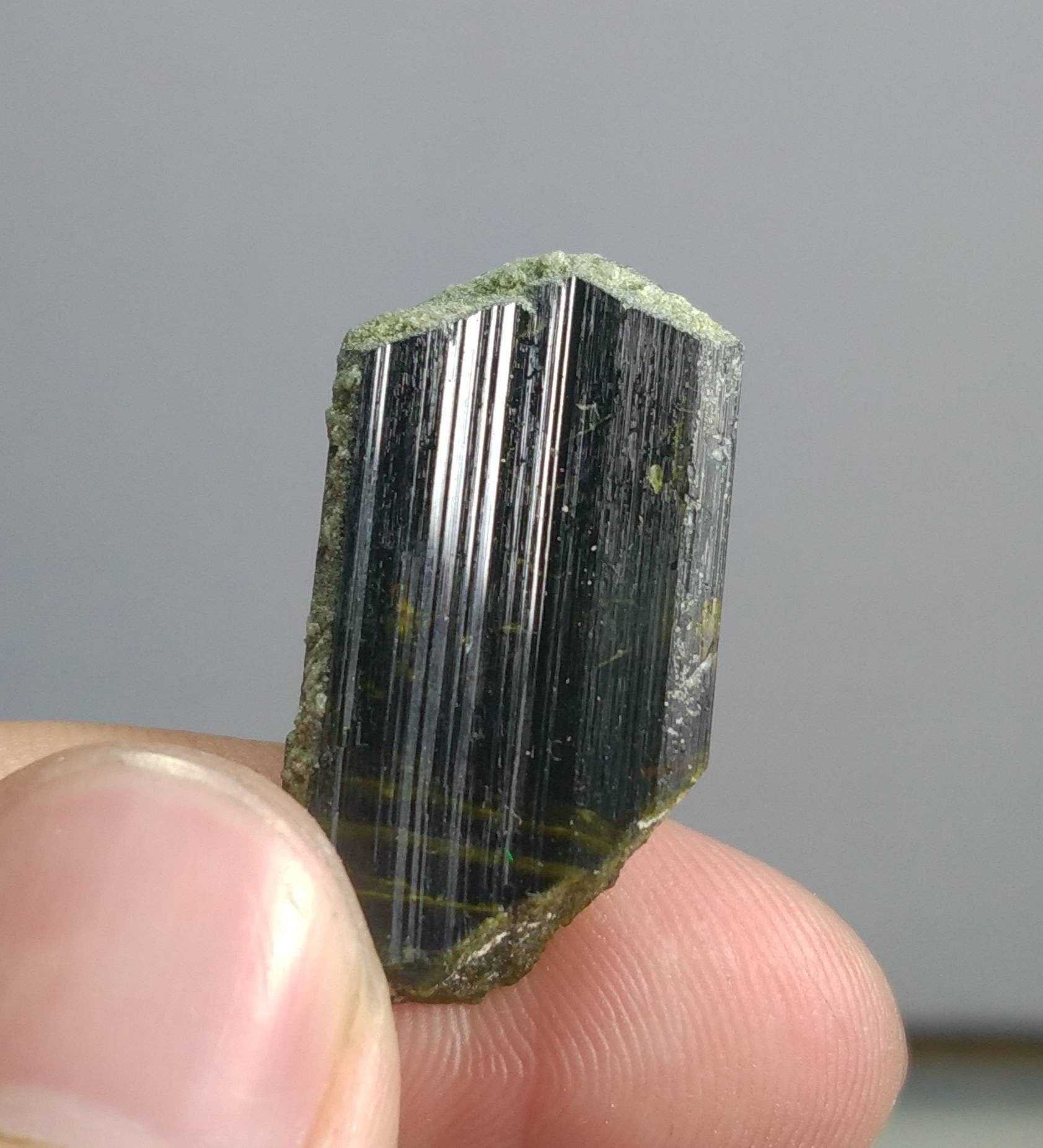 ARSAA GEMS AND MINERALSNatural clear aesthetic 5.2 gram Beautiful perfectly terminated pleochroic epidote crystal - Premium  from ARSAA GEMS AND MINERALS - Just $25.00! Shop now at ARSAA GEMS AND MINERALS