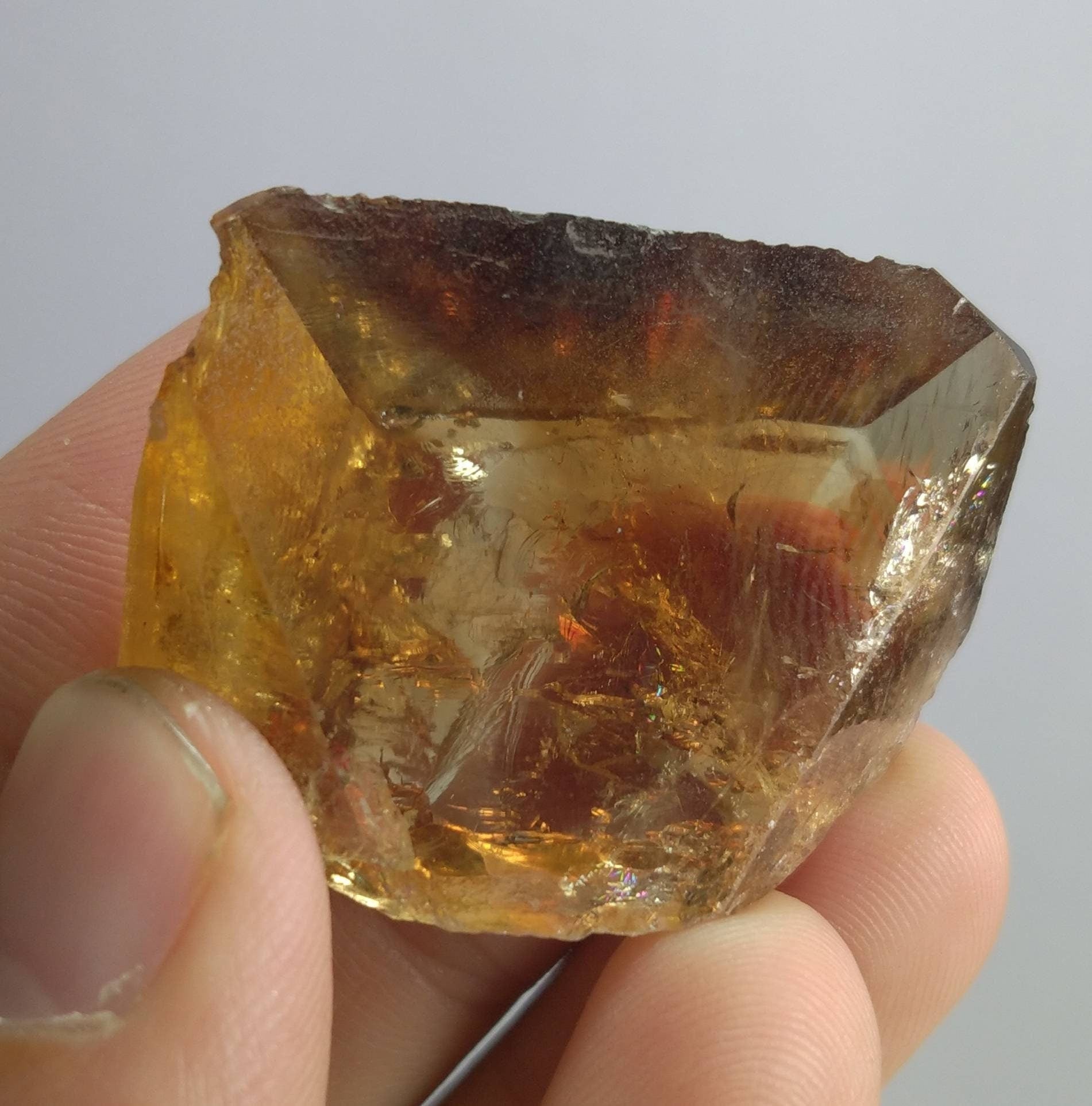 ARSAA GEMS AND MINERALSNatural fine quality beautiful 27.5 grams heated terminated topaz crystal - Premium  from ARSAA GEMS AND MINERALS - Just $20.00! Shop now at ARSAA GEMS AND MINERALS