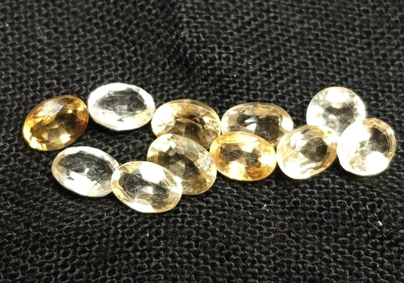 ARSAA GEMS AND MINERALSNatural fine quality beautiful 9.5 carats small Jewellery set of calibrated oval shapes faceted small sized topaz gems - Premium  from ARSAA GEMS AND MINERALS - Just $20.00! Shop now at ARSAA GEMS AND MINERALS