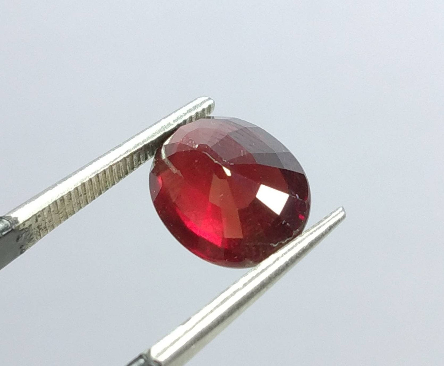 ARSAA GEMS AND MINERALSNatural top quality beautiful 4 carat faceted oval shape rhodolite garnet gem - Premium  from ARSAA GEMS AND MINERALS - Just $30.00! Shop now at ARSAA GEMS AND MINERALS