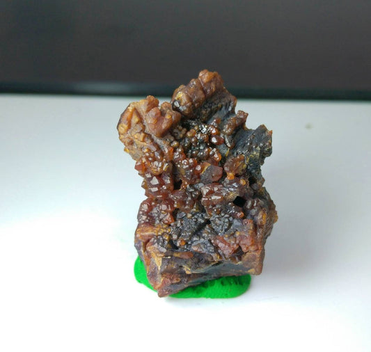 ARSAA GEMS AND MINERALSNew find etched natural dark red aesthetic specimen of andradite garnet from Pakistan, weight 38.8 grams - Premium  from ARSAA GEMS AND MINERALS - Just $100.00! Shop now at ARSAA GEMS AND MINERALS