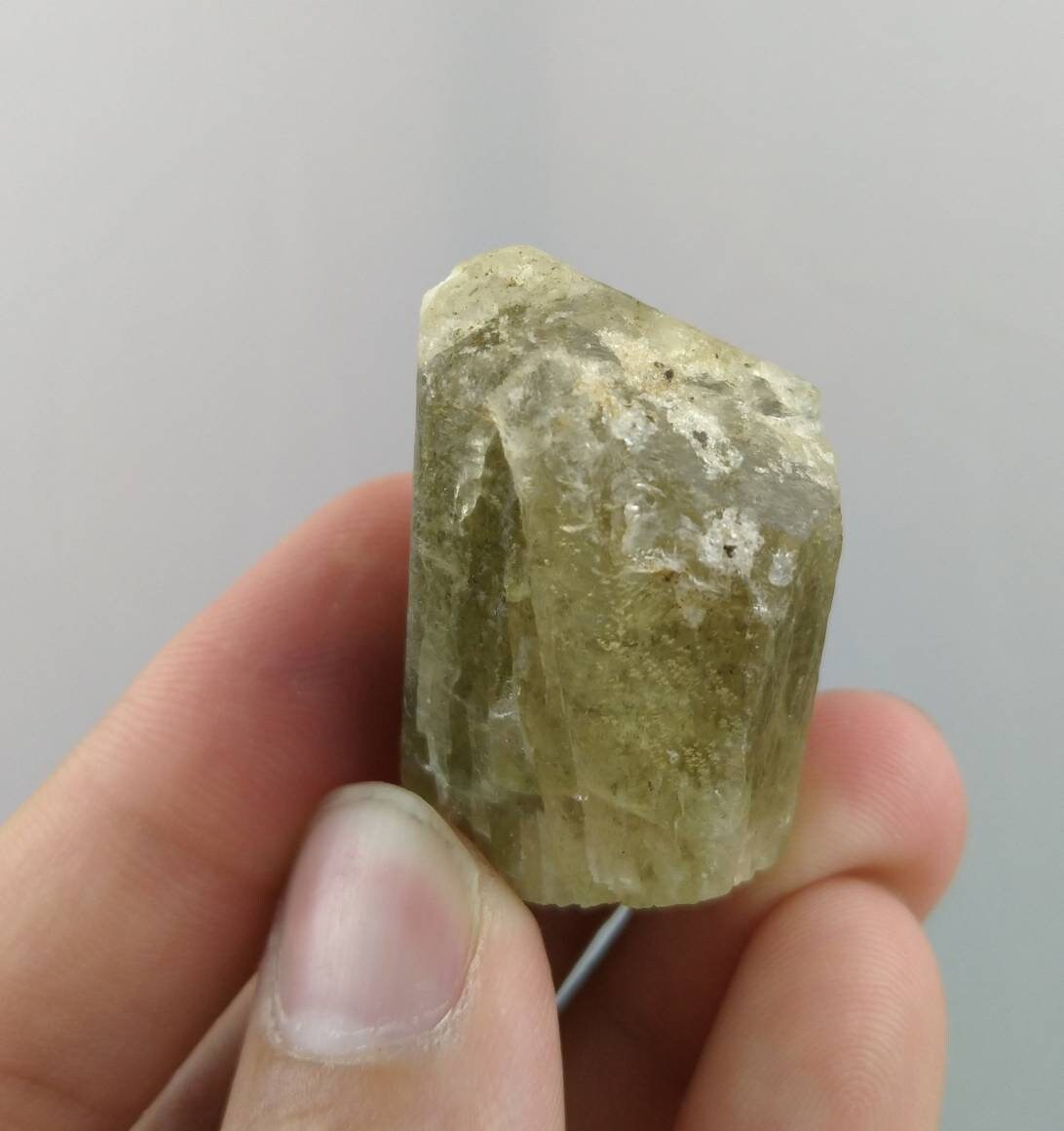 ARSAA GEMS AND MINERALSNatural fine quality beautiful 32.3 grams green scapolite crystal - Premium  from ARSAA GEMS AND MINERALS - Just $40.00! Shop now at ARSAA GEMS AND MINERALS