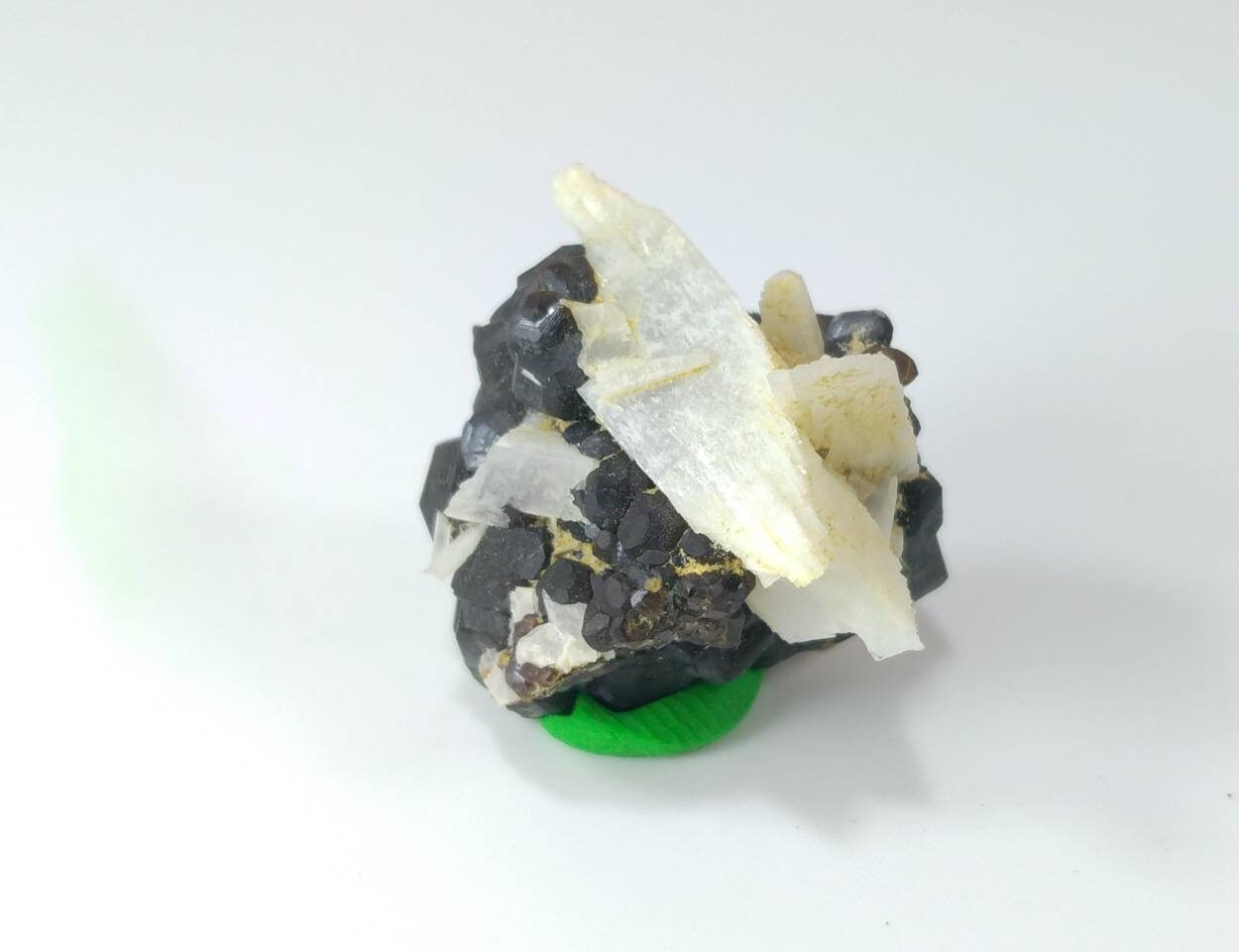 ARSAA GEMS AND MINERALSNatural good quality beautiful 15.1 grams cubic formation andradite garnet crystal with feldspar - Premium  from ARSAA GEMS AND MINERALS - Just $20.00! Shop now at ARSAA GEMS AND MINERALS