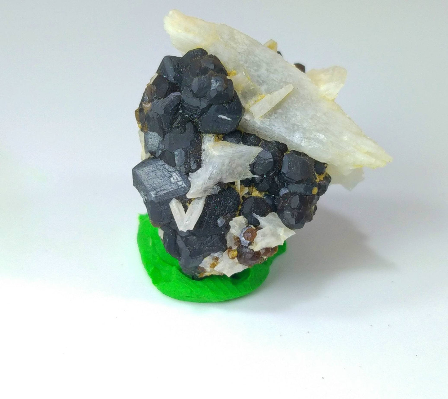 ARSAA GEMS AND MINERALSNatural good quality beautiful 15.1 grams cubic formation andradite garnet crystal with feldspar - Premium  from ARSAA GEMS AND MINERALS - Just $20.00! Shop now at ARSAA GEMS AND MINERALS