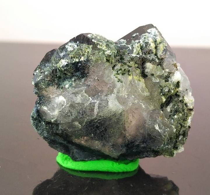 ARSAA GEMS AND MINERALSNatural top quality 37 grams blue Reibeckite included smoky quartz Crystal from Zagi mountain KP Pakistan, weight 37 grams - Premium  from ARSAA GEMS AND MINERALS - Just $60.00! Shop now at ARSAA GEMS AND MINERALS