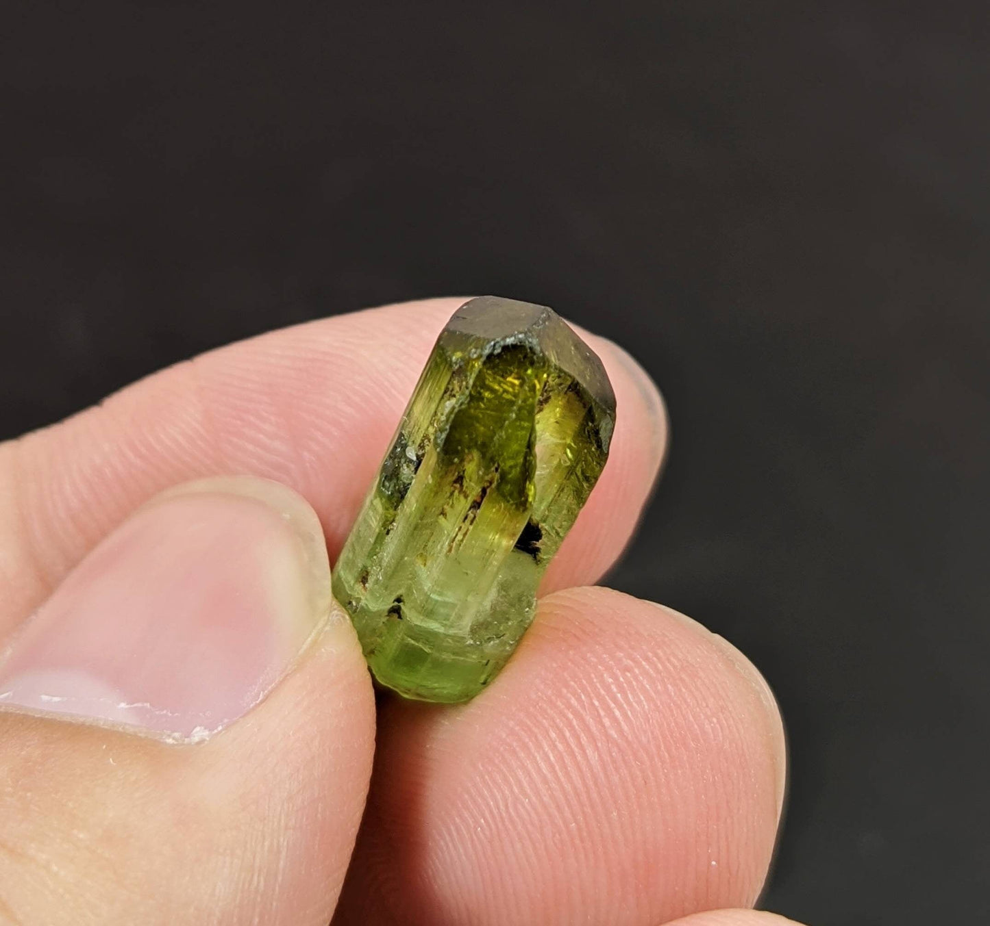 ARSAA GEMS AND MINERALSFine Quality beautiful natural 2.6 gram terminated green Tourmaline crystal from Africa - Premium  from ARSAA GEMS AND MINERALS - Just $26.00! Shop now at ARSAA GEMS AND MINERALS