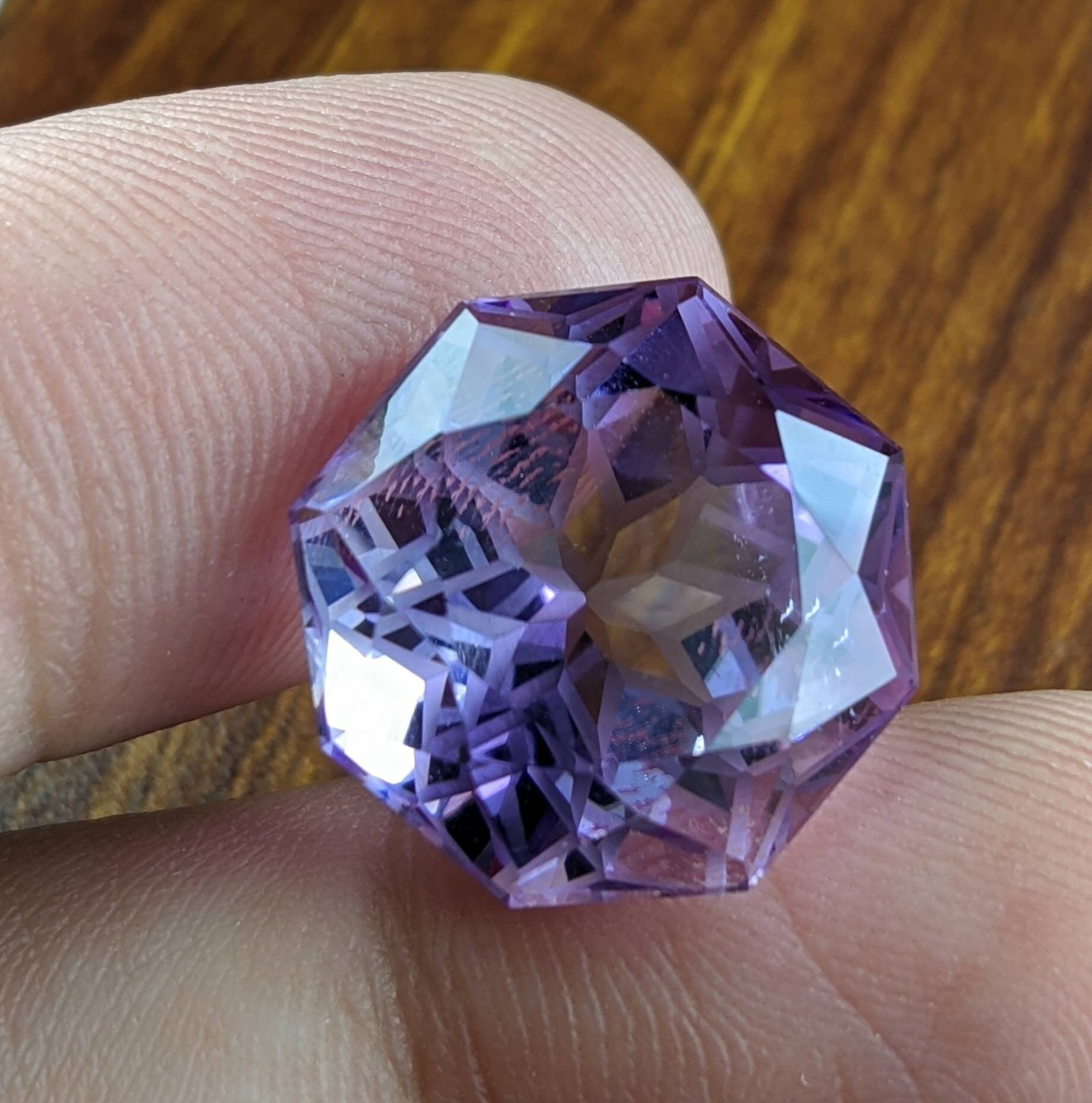 ARSAA GEMS AND MINERALSNatural top quality beautiful 19 carats octagonal shape faceted eye clean clarity amethyst gem - Premium  from ARSAA GEMS AND MINERALS - Just $38.00! Shop now at ARSAA GEMS AND MINERALS