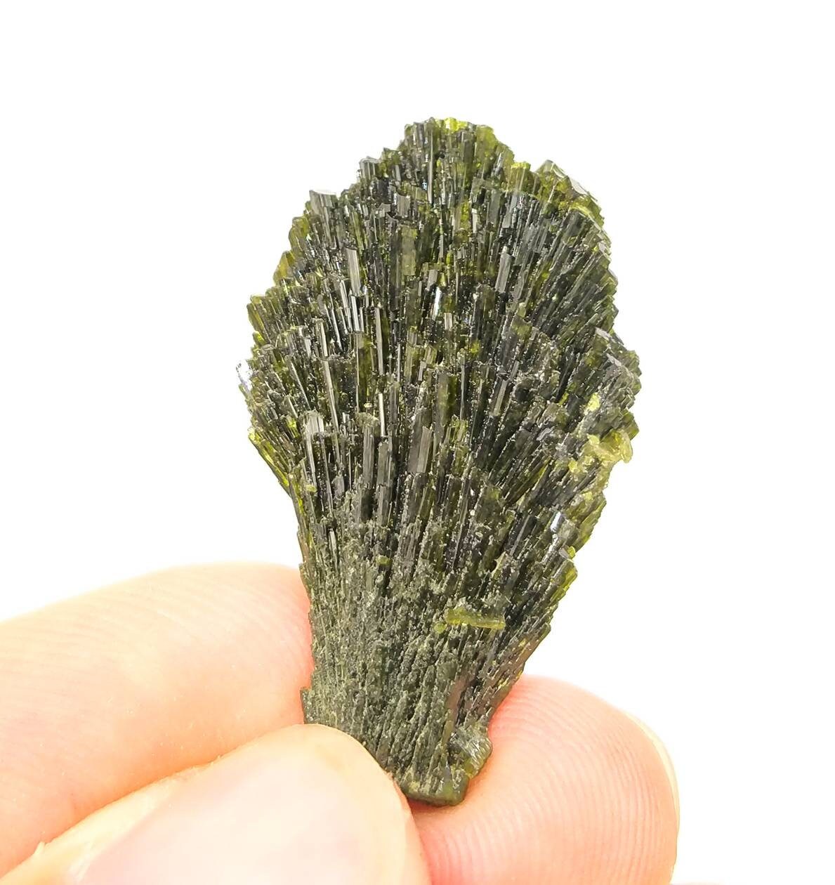 ARSAA GEMS AND MINERALSGrreen spray epidote crystal from Balochistan Pakistan, weight 7.8 grams - Premium  from ARSAA GEMS AND MINERALS - Just $20.00! Shop now at ARSAA GEMS AND MINERALS