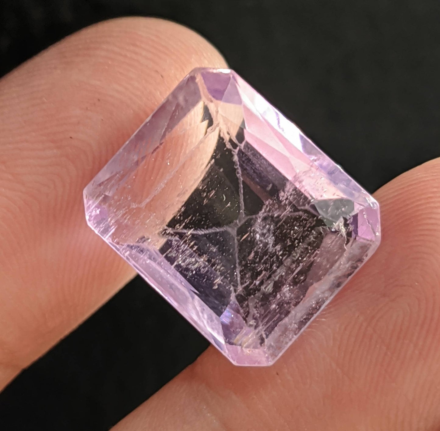 ARSAA GEMS AND MINERALSNatural top quality beautiful 17 carats faceted radiant shape kunzite gem - Premium  from ARSAA GEMS AND MINERALS - Just $34.00! Shop now at ARSAA GEMS AND MINERALS