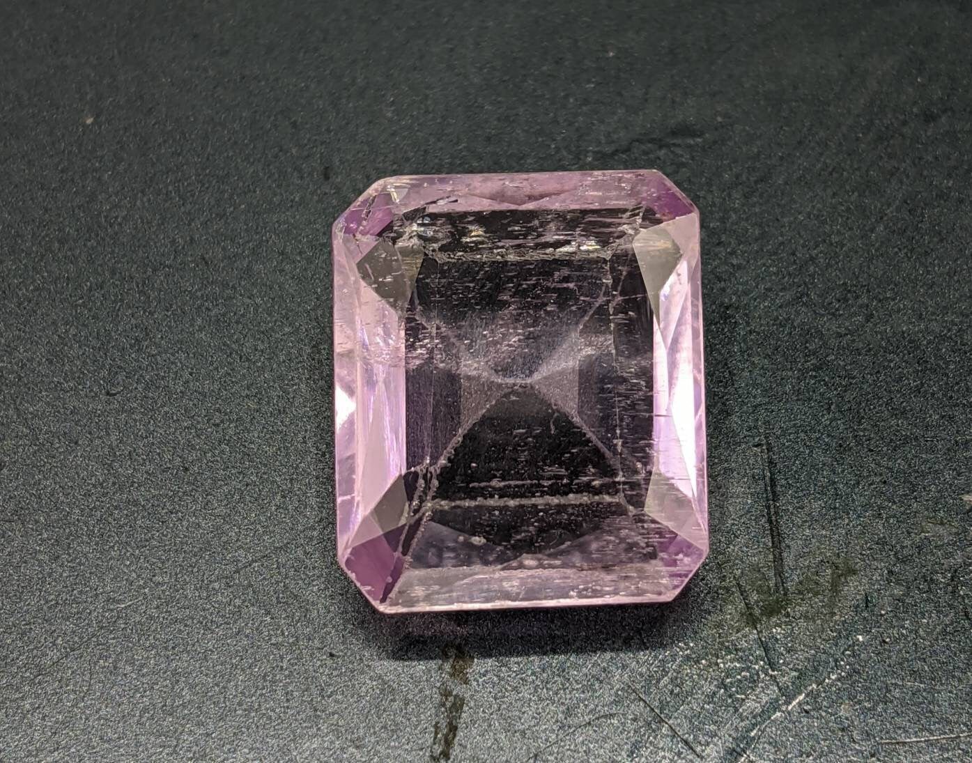 ARSAA GEMS AND MINERALSNatural top quality beautiful 17 carats faceted radiant shape kunzite gem - Premium  from ARSAA GEMS AND MINERALS - Just $34.00! Shop now at ARSAA GEMS AND MINERALS