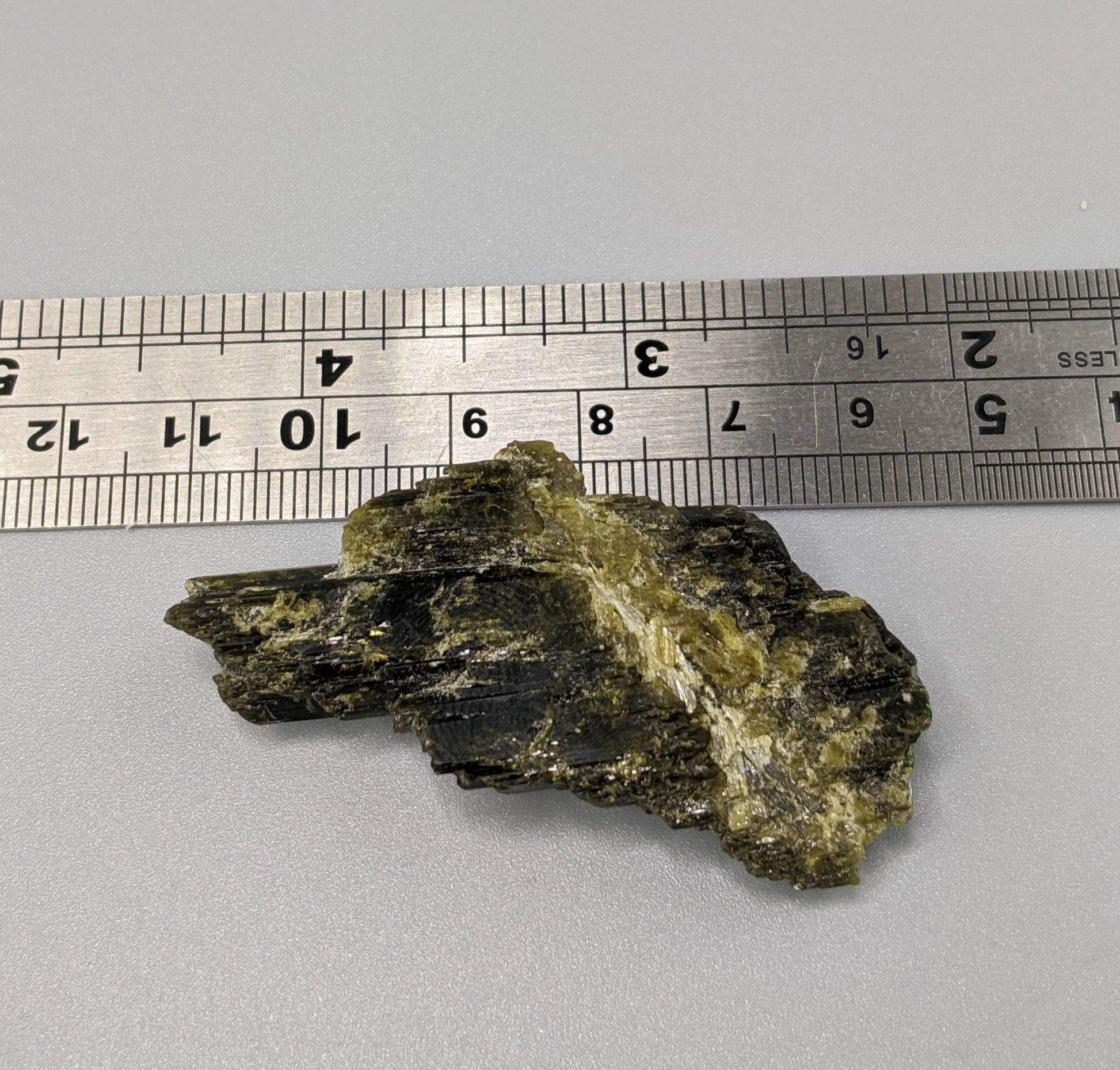 ARSAA GEMS AND MINERALSNatural aesthetic 26.8 gram Beautiful green epidote crystal from KP Pakistan - Premium  from ARSAA GEMS AND MINERALS - Just $35.00! Shop now at ARSAA GEMS AND MINERALS